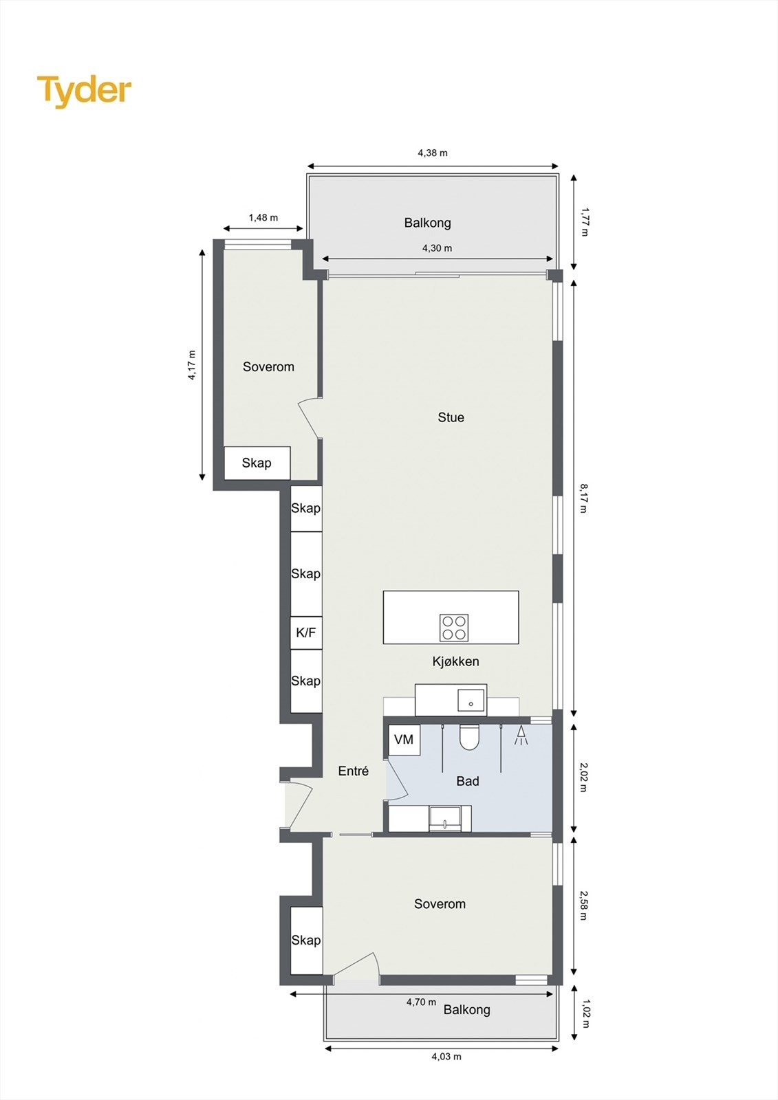 Planskisse Galleribilde