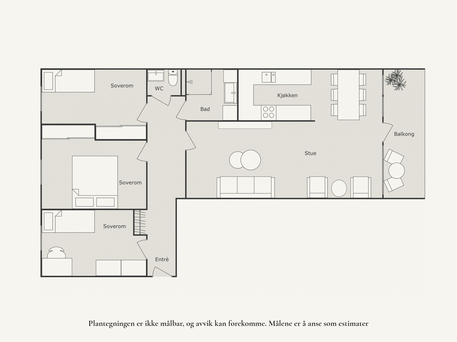 Plantegning Galleribilde