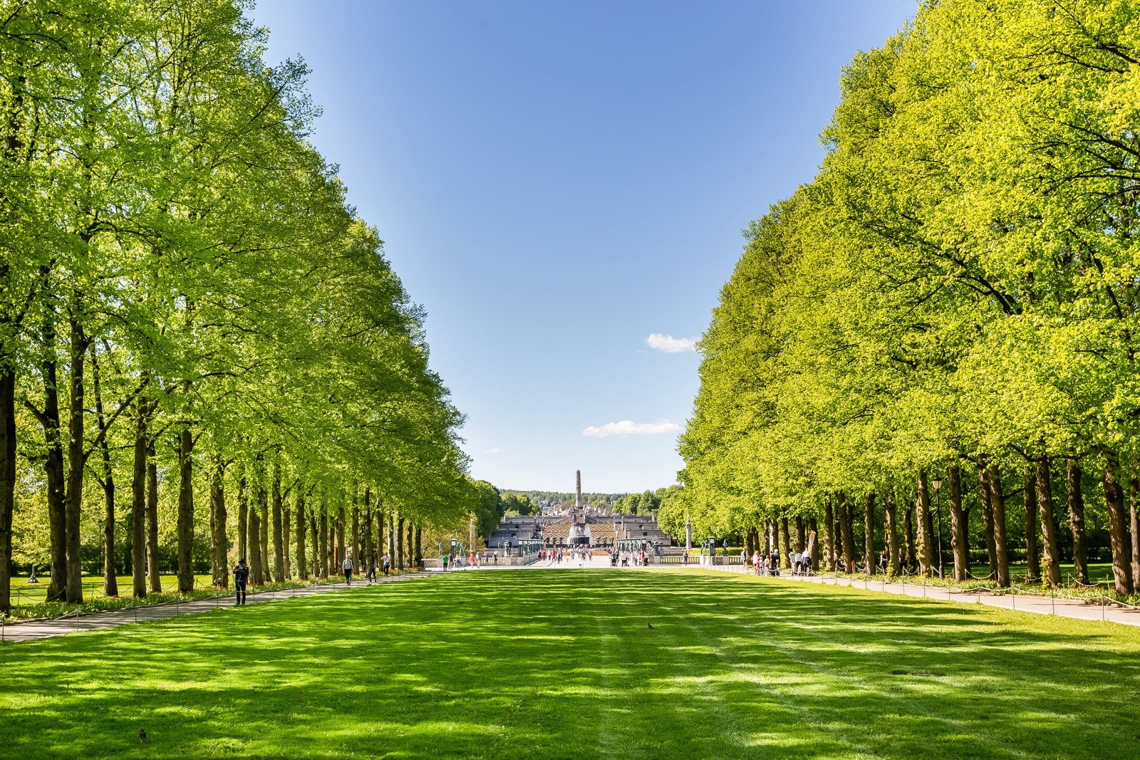 Det er kort vei til populære Frognerparken Galleribilde