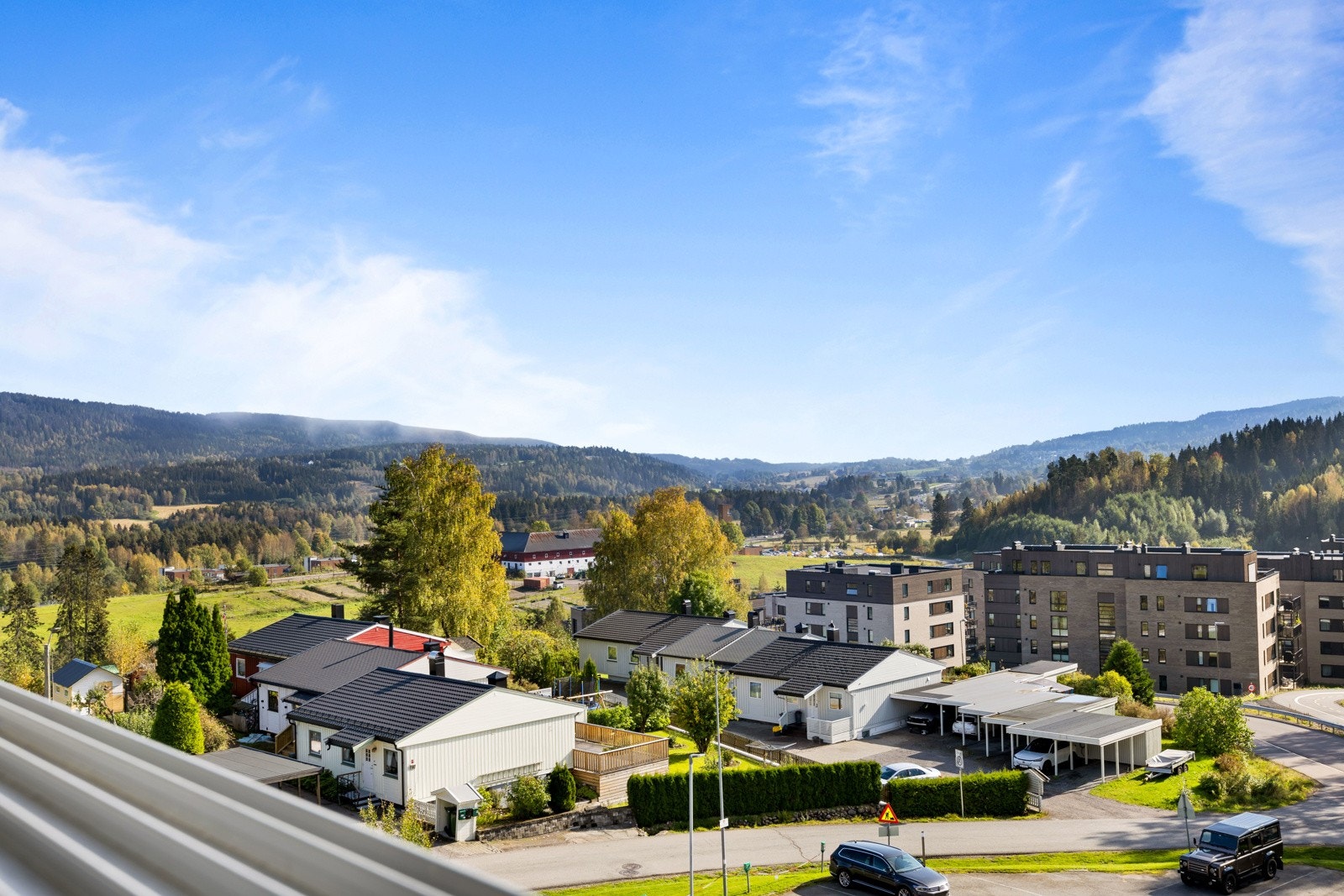 Utsikt fra balkong. Galleribilde