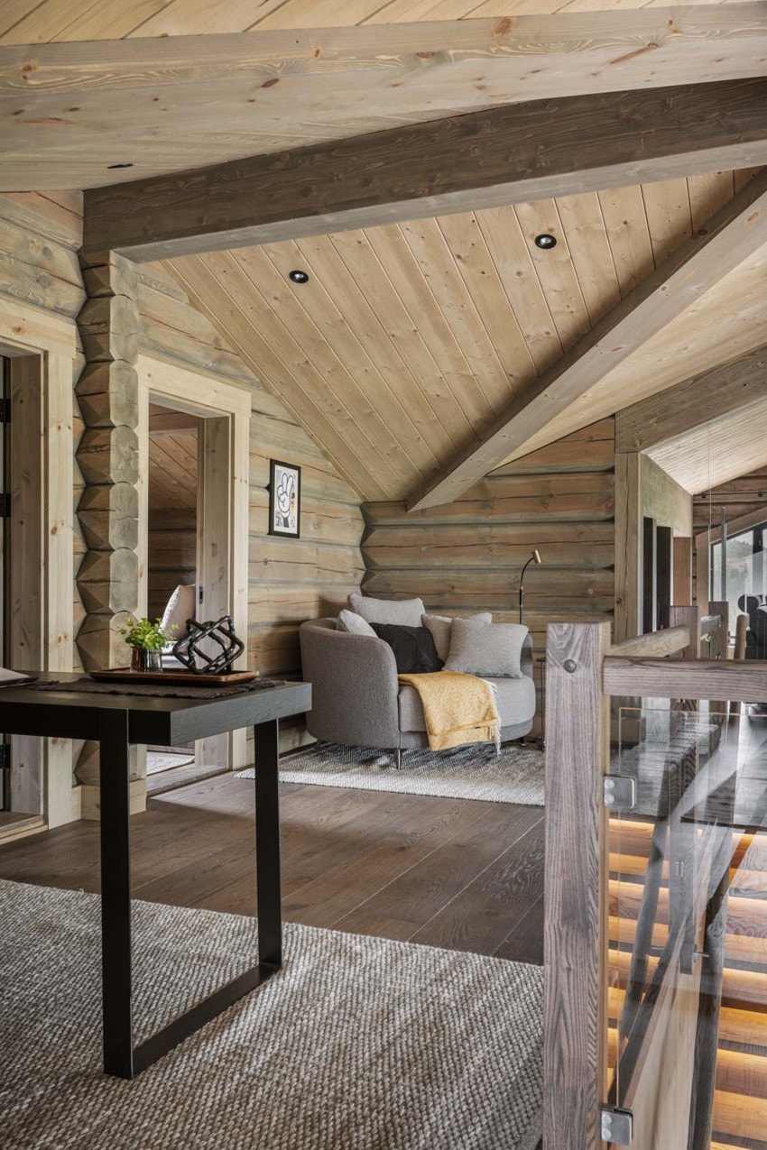 Hems gang 1. Illustrasjon fra tilsvarende ferdigstilt hytte Galleribilde