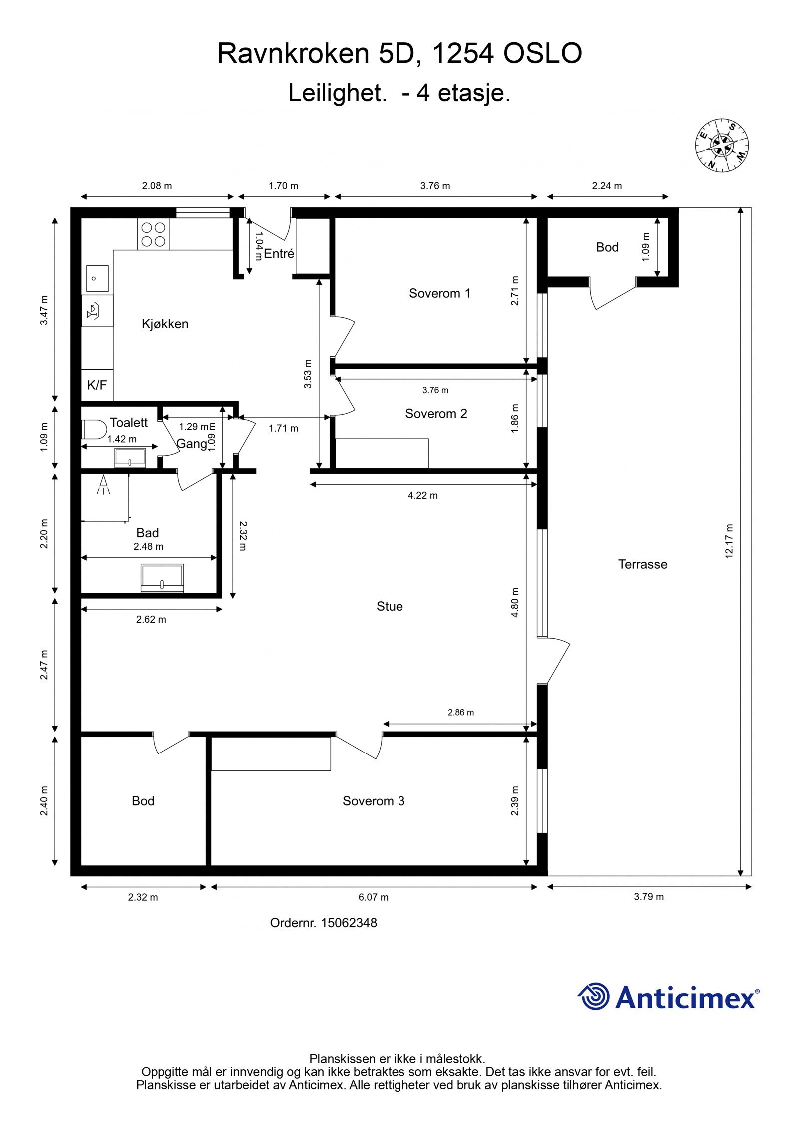 Planskisse Galleribilde