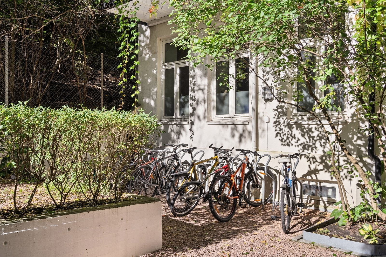 Sykkelparkering. Galleribilde