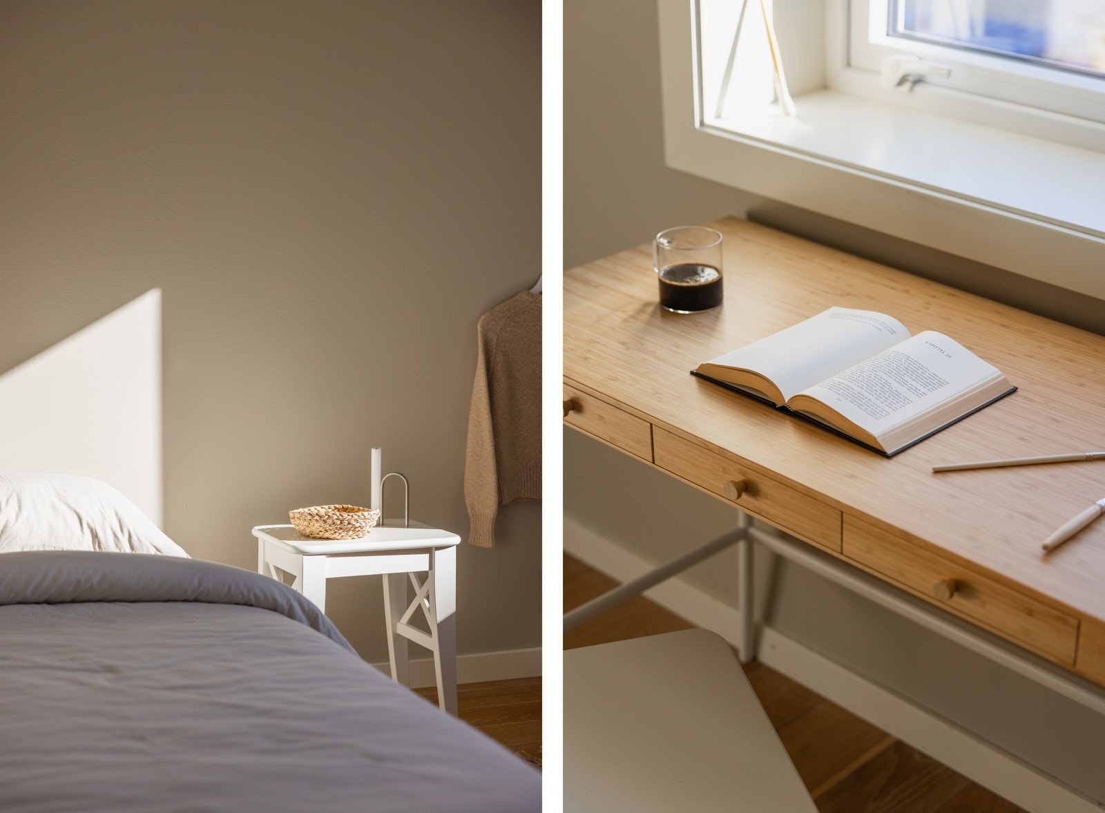 Her er det plass til seng, kontorpult og oppbevaringsmuligheter. Galleribilde