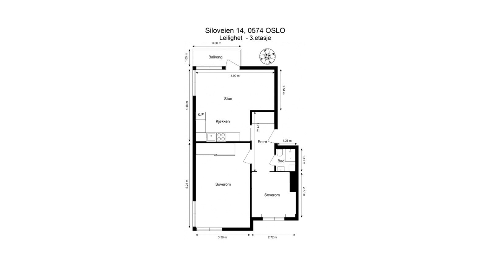 Alternativ planløsning. Galleribilde