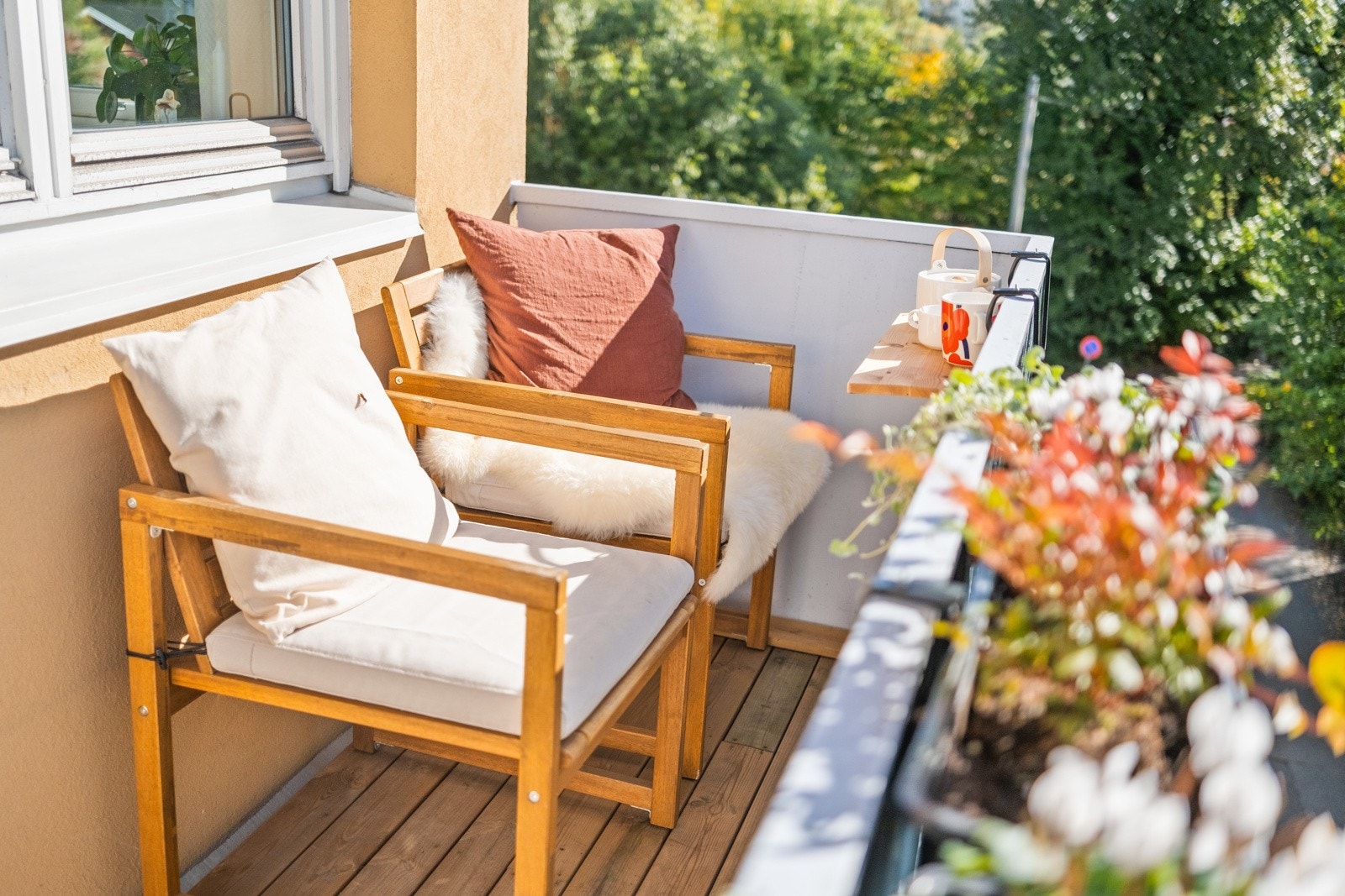 Her kan du nyte solen hele dagen. Galleribilde