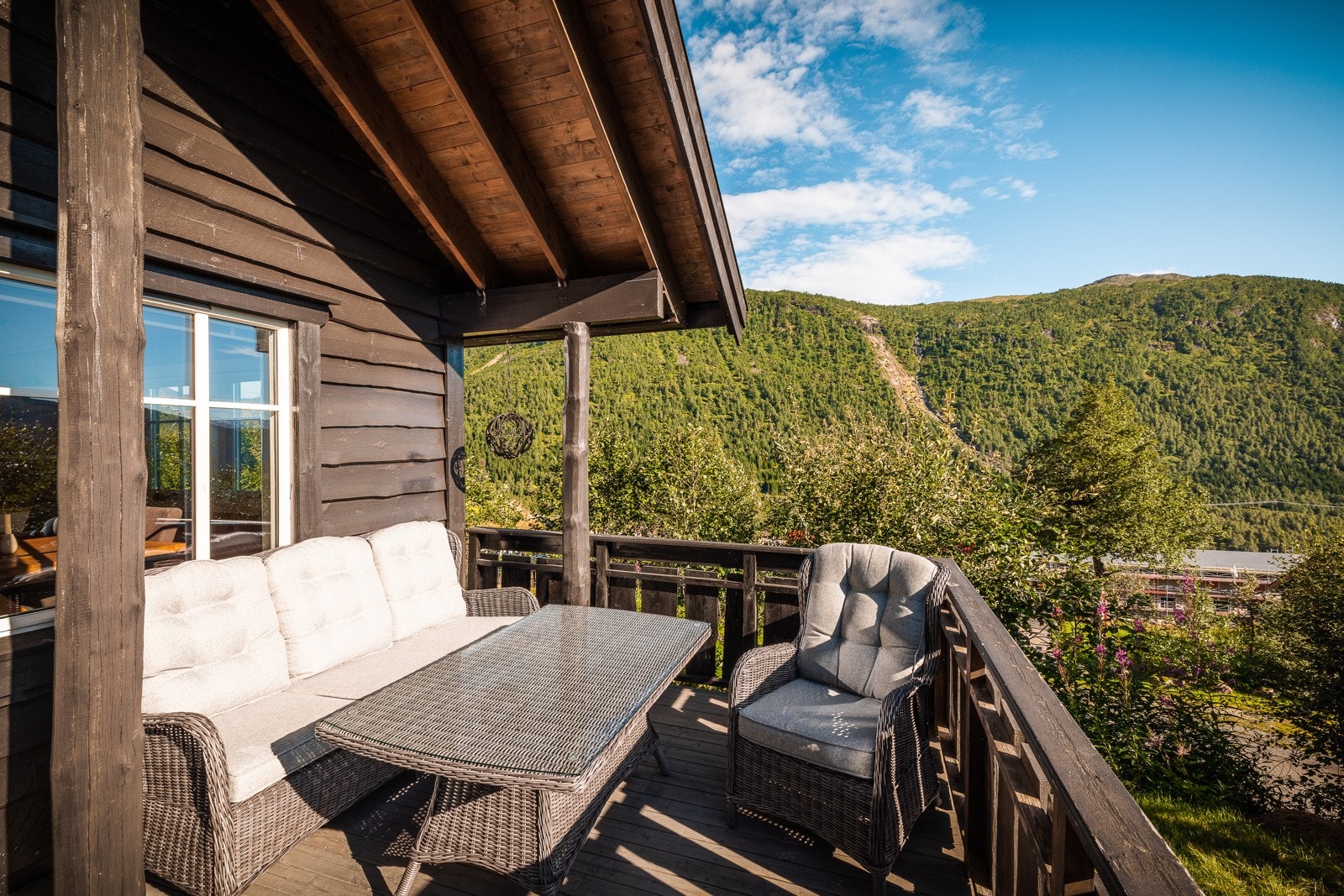 Nydelig utsikt over fra terrassen Galleribilde