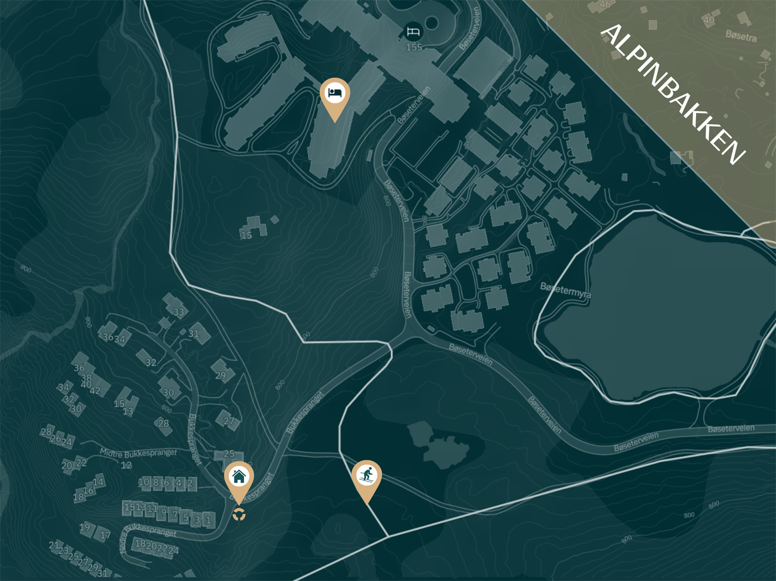 Langrennsløyper rett utenfor døren, samt gangavstand til både hotellet og alpinbakkene. Galleribilde