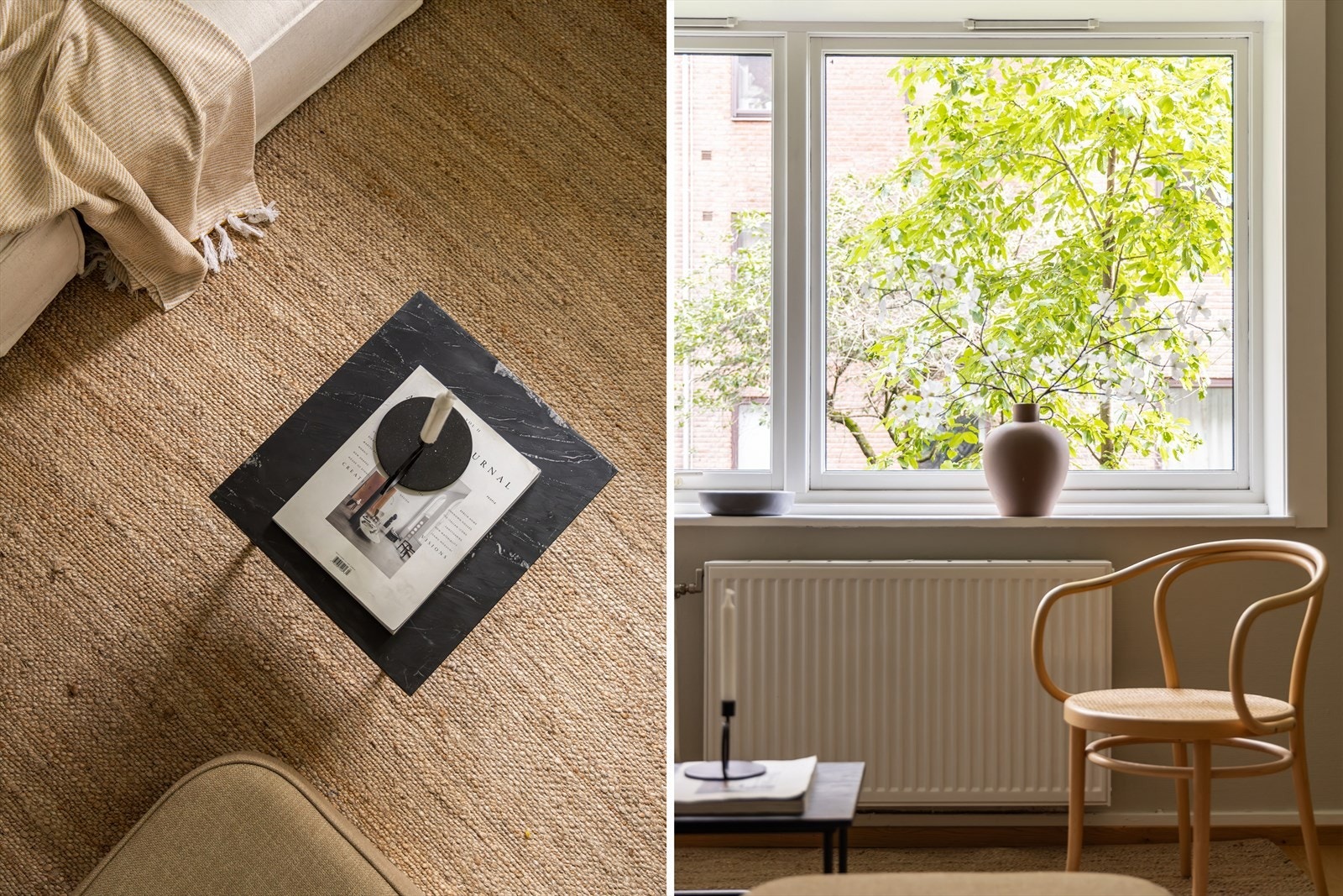 Da leiligheten er gjennomgående får man et fint lysinnslipp fra byggets to sider Galleribilde