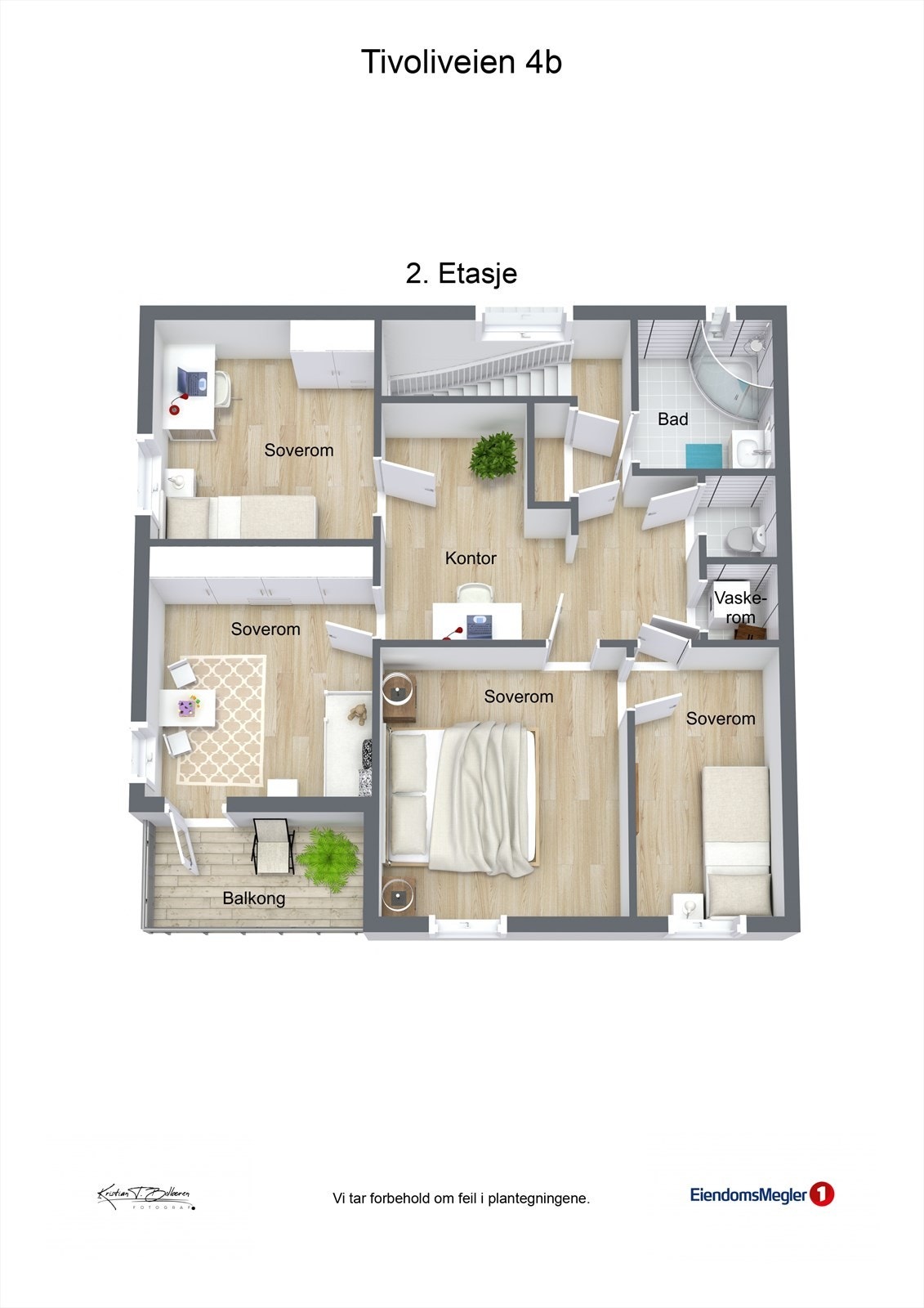 Plantegning 2.etg. Galleribilde