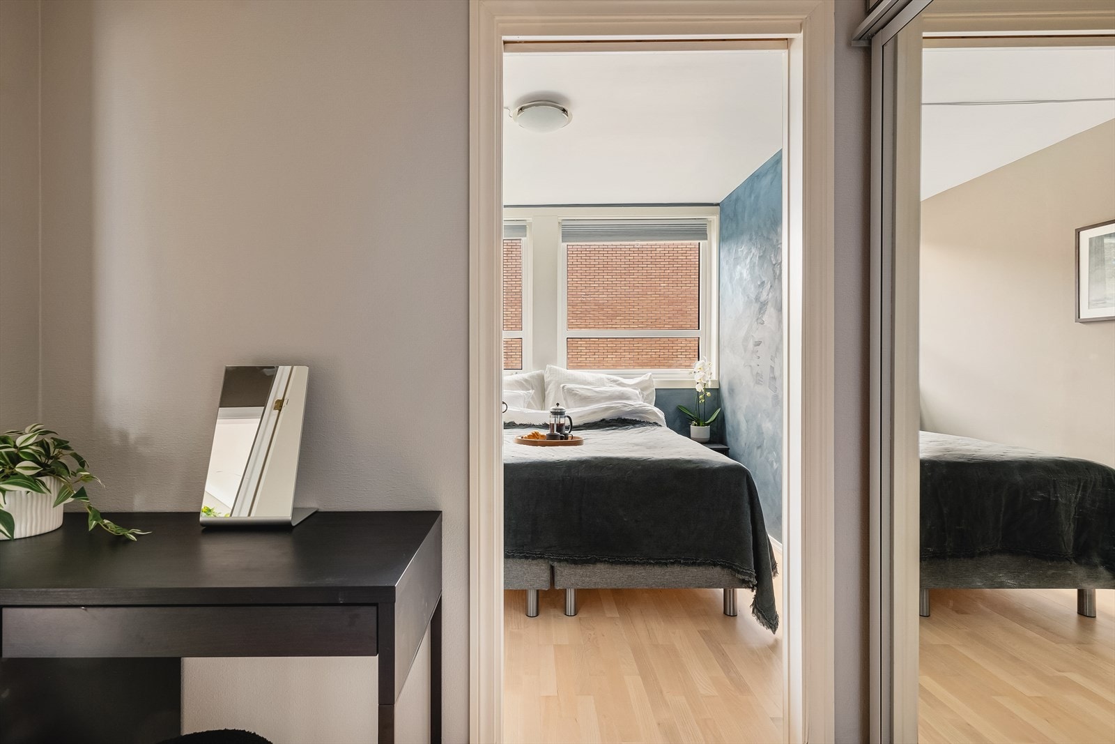 Leiligheten har to soverom Galleribilde