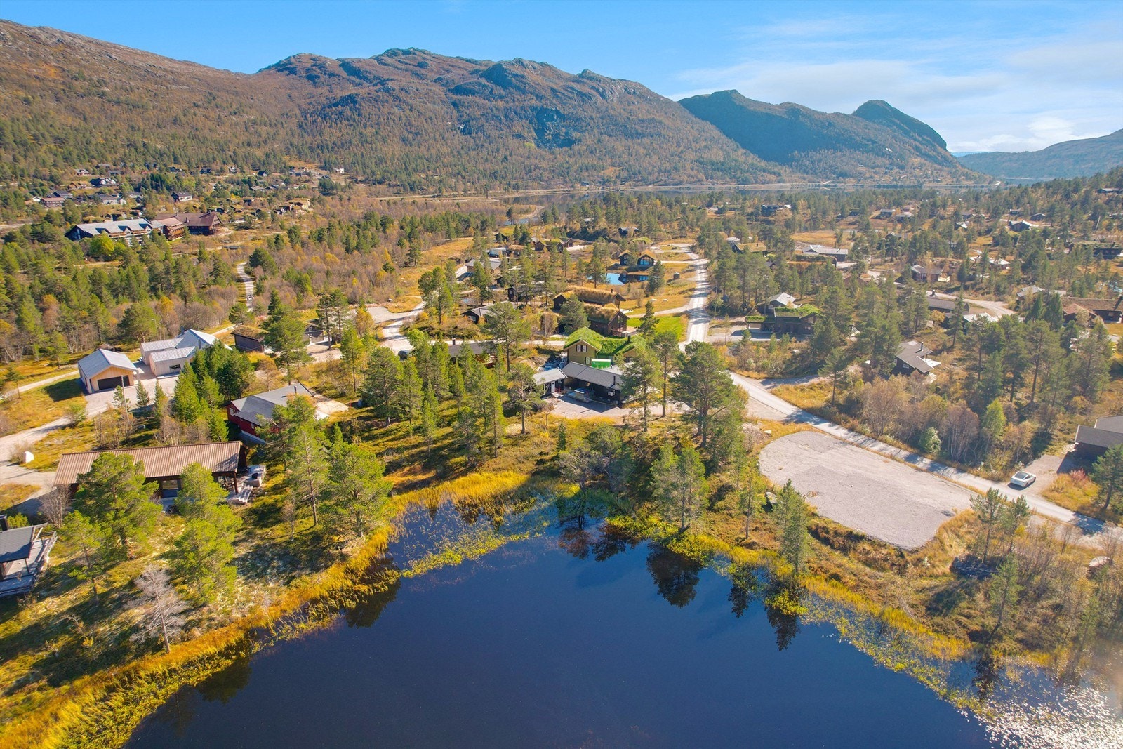 Kort vei til oppkjørte skiløyper og turløyper. Galleribilde