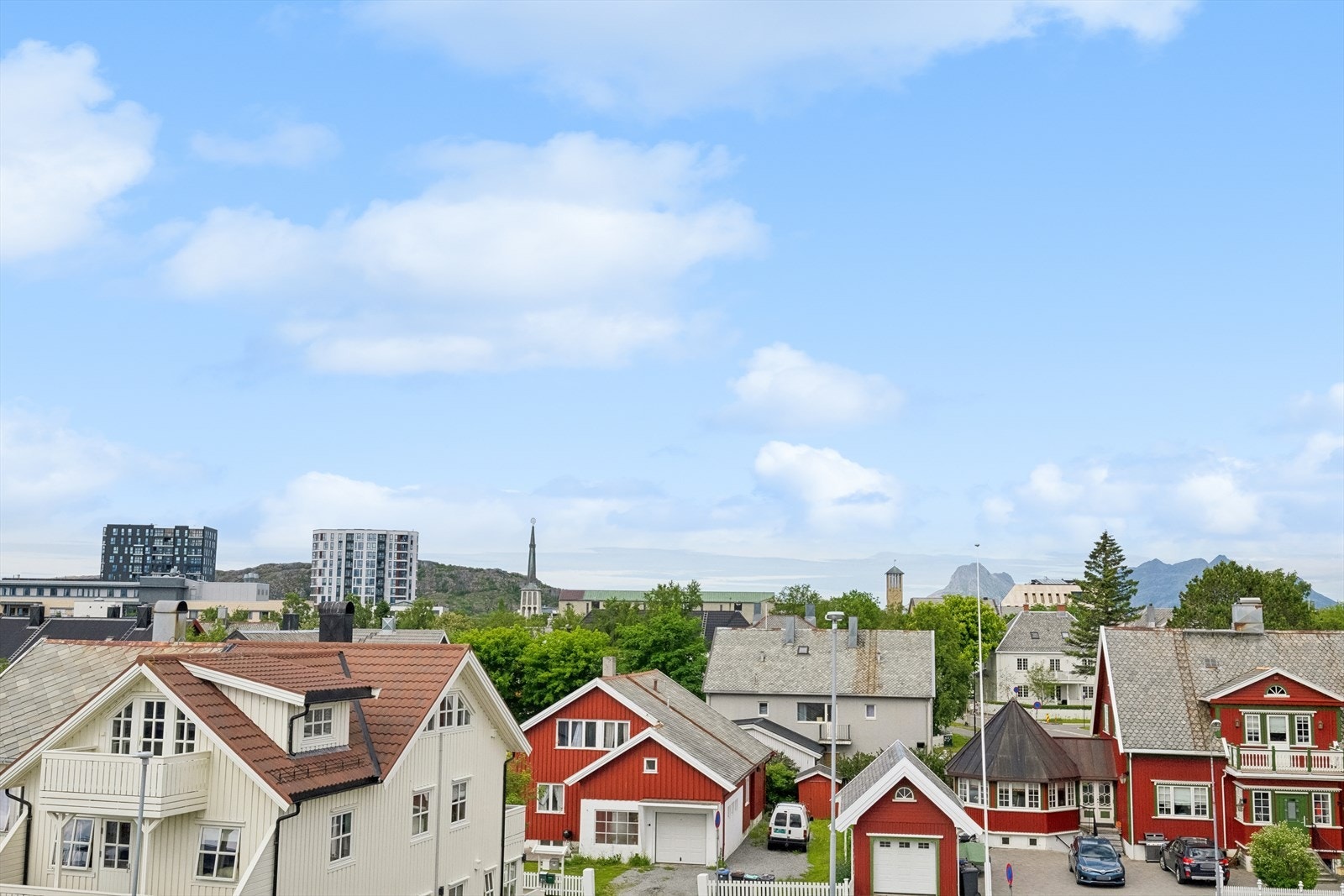 Utsikt fra balkong mot nord Galleribilde