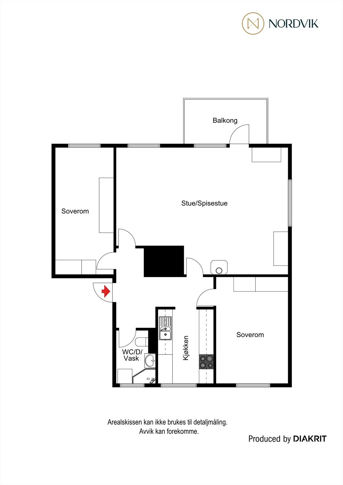 Plantegning Galleribilde