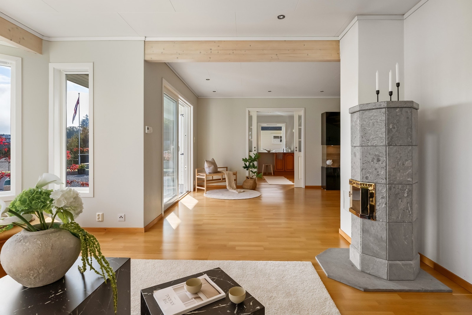 Klebersteinsovn varmer skikkelig på kalde vinterdager Galleribilde