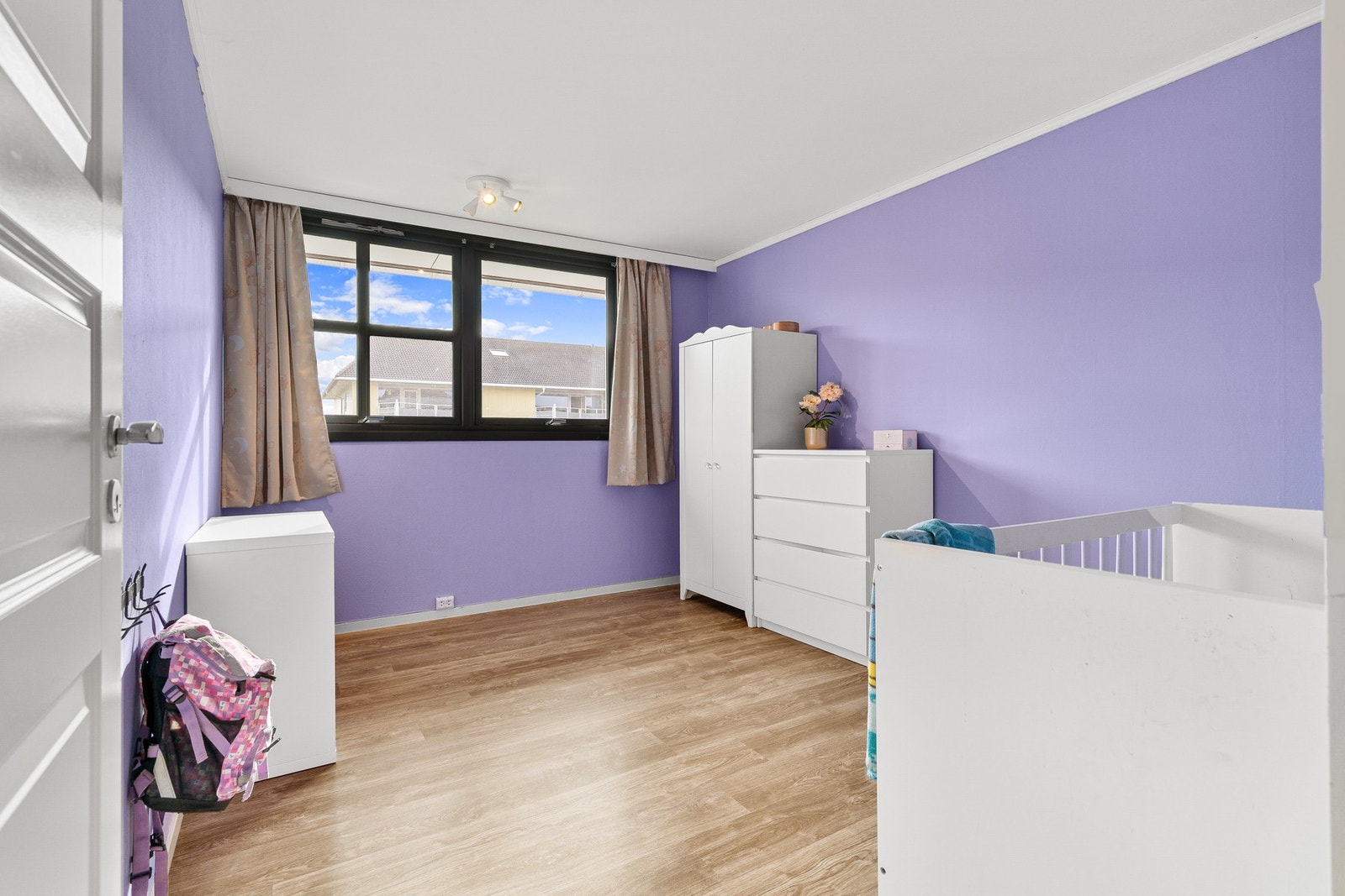 Leilighetens tredje soverom er på 11,3 kvm. Galleribilde