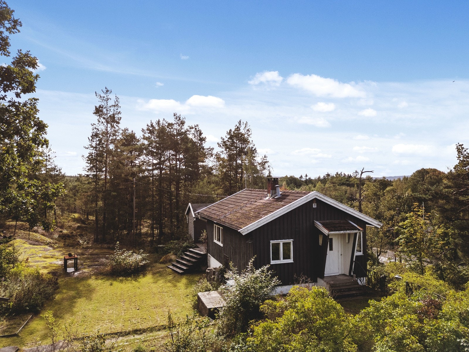Fritidseiendom i landlig, fritt, usjenert og idyllisk område. Galleribilde