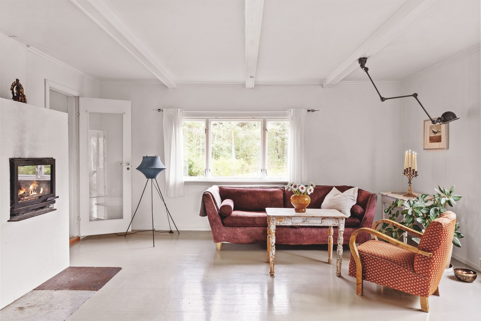 Fin peisovn som gir god varme på kjølige dager og kvelder. Galleribilde