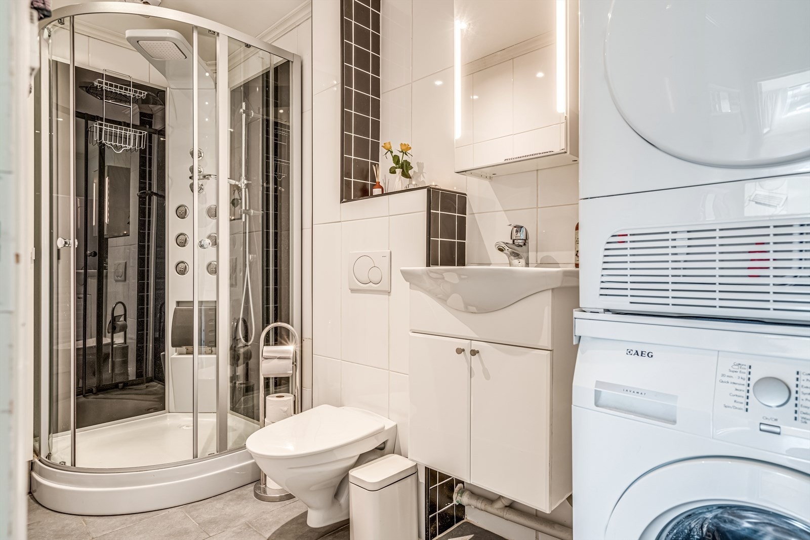 Badet har opplegg for vaskemaskin Galleribilde