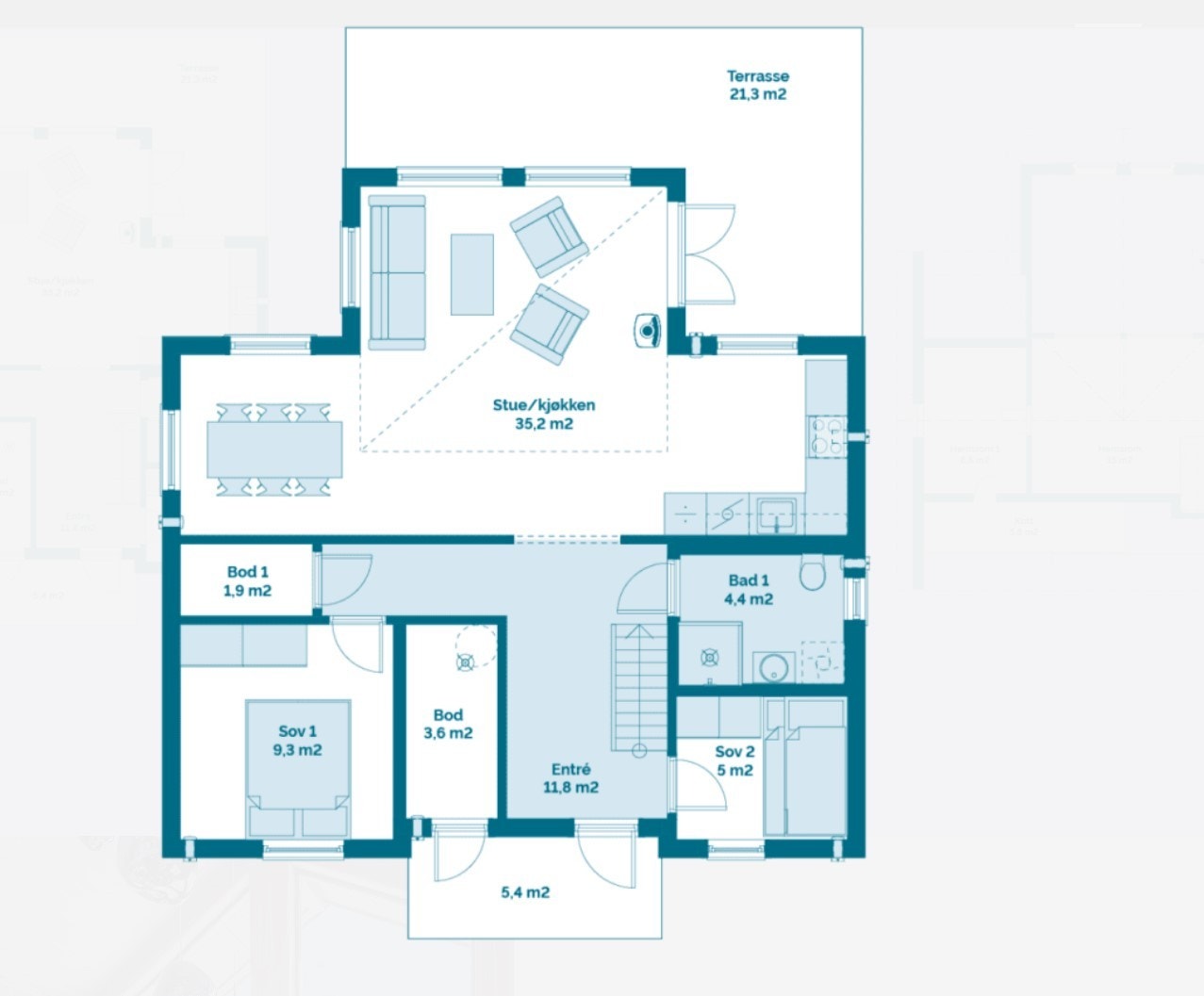 Grunnplan Galleribilde