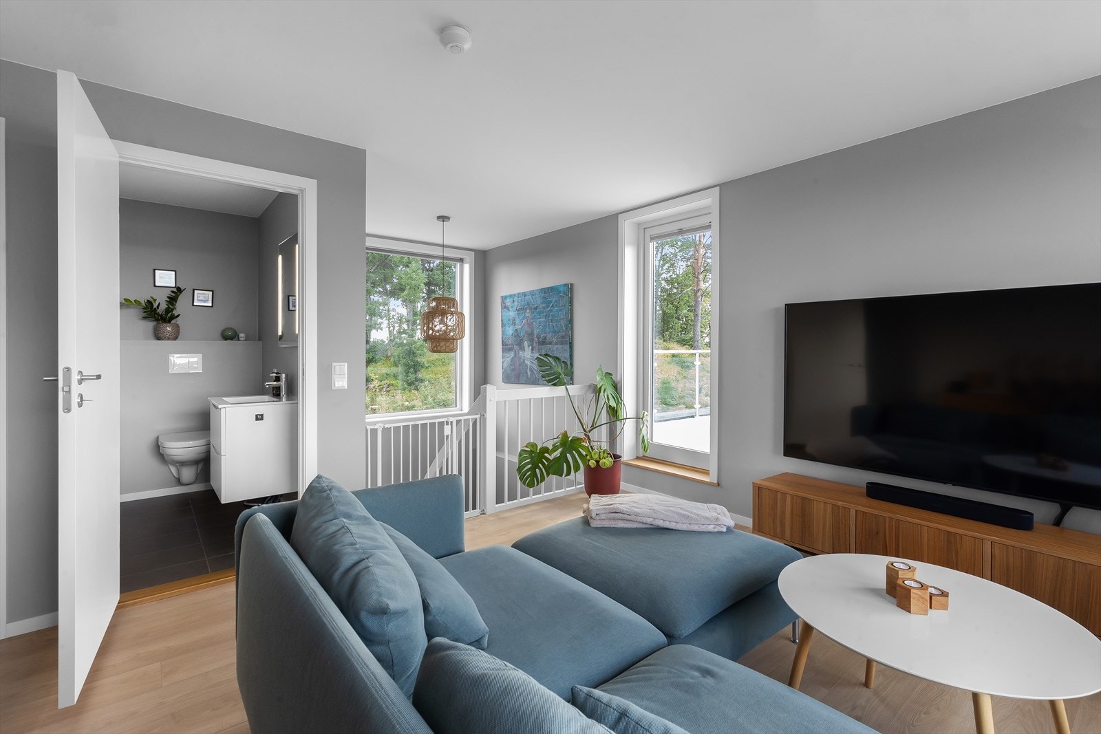 Praktisk med eget toalett i toppetasjen Galleribilde