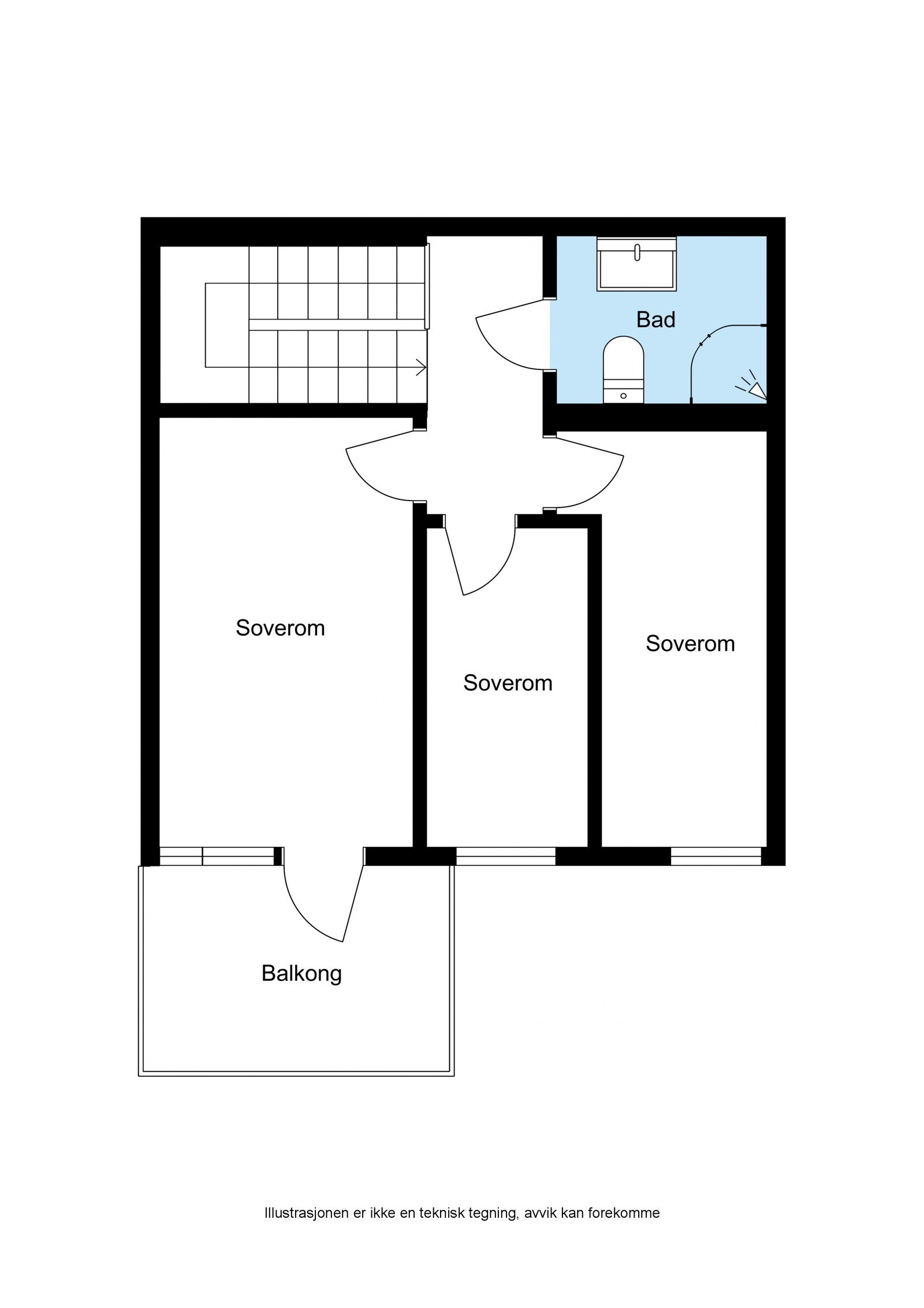 Plantegning 2. etg. Galleribilde