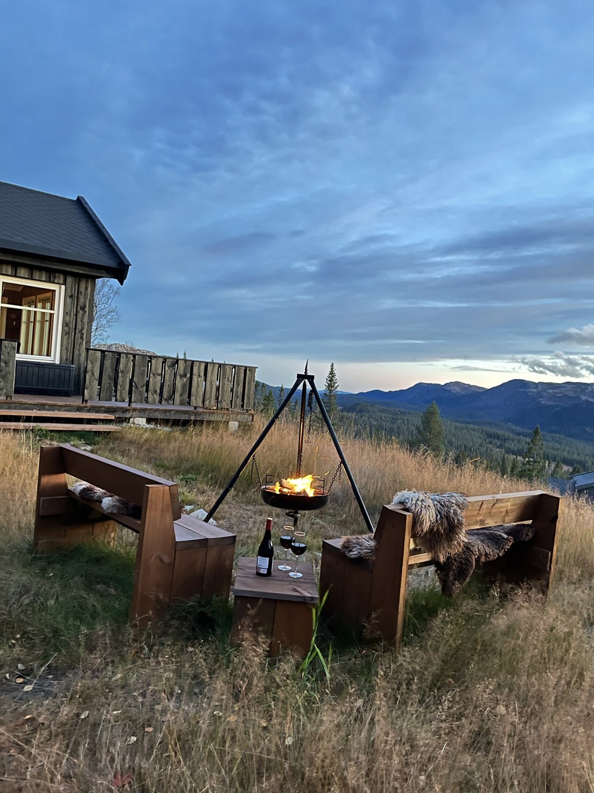 Fantastisk utsikt over Rivsfjell Galleribilde