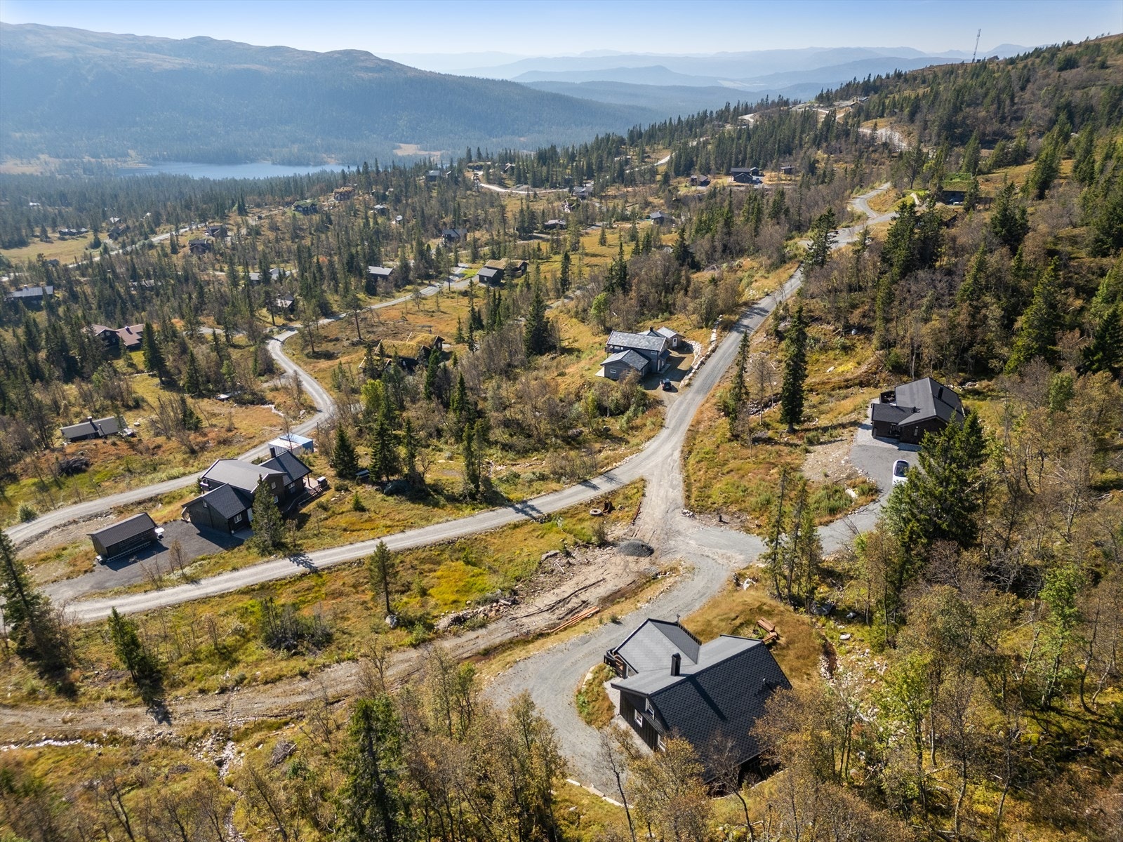 Gangavstand til flere fiskevann i Skirvedalen. Galleribilde