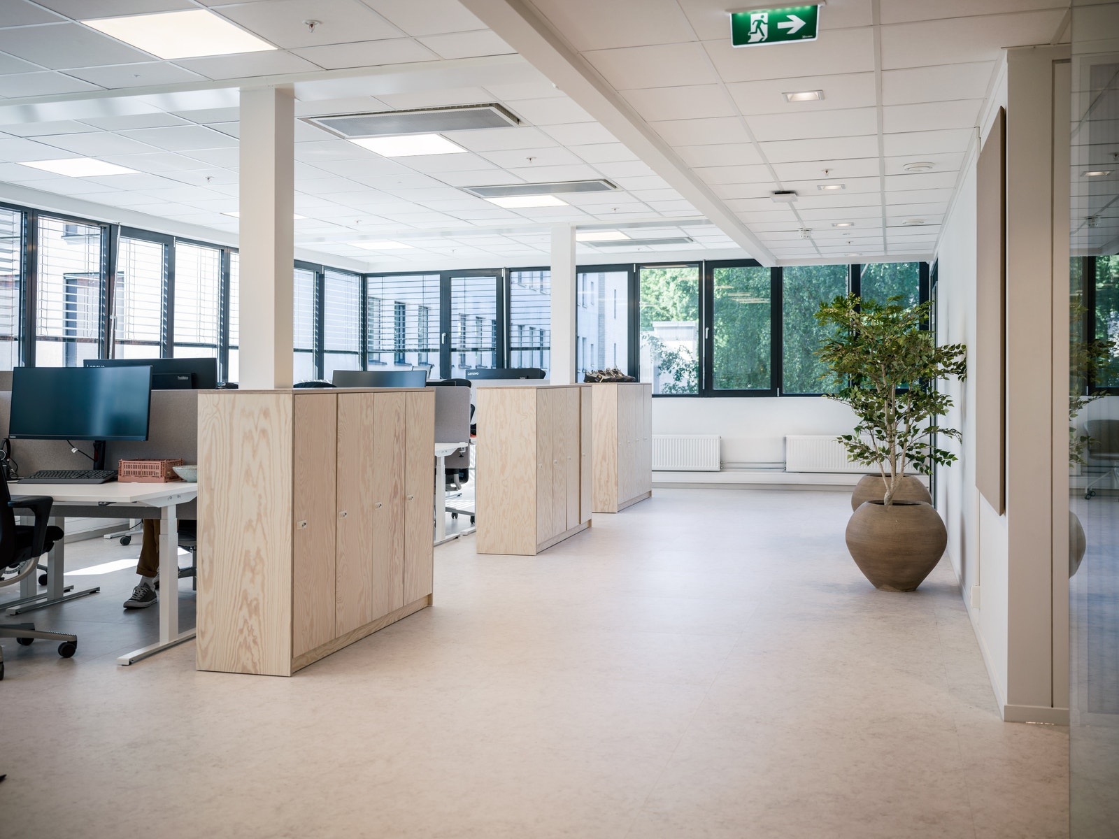 Referanselokale i byggets 3. etg, hos Alfa Sko.
foto: @knutneerland @magentfotografer Galleribilde