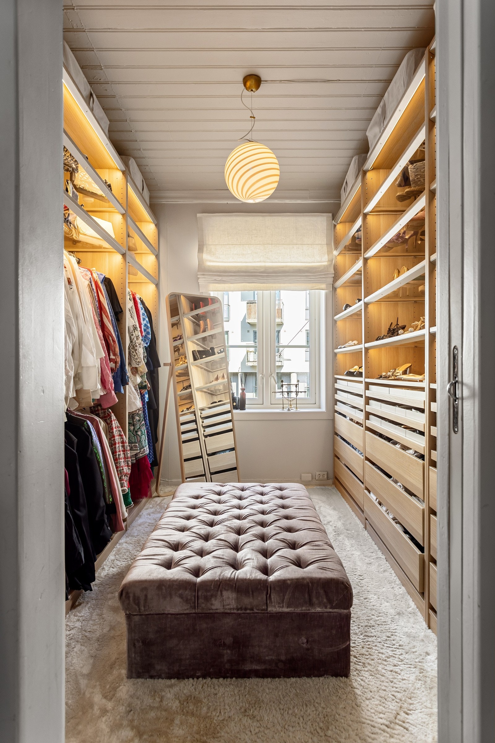 Soverom 3 er i dag innredet som et omkledningsrom. Galleribilde