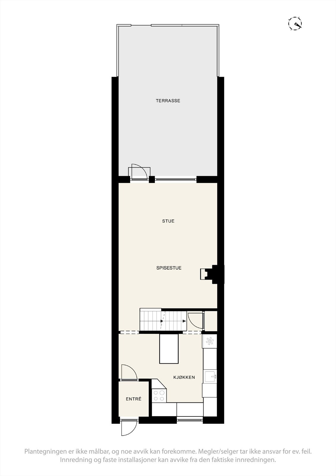 Plantegning 1. etasje. Galleribilde
