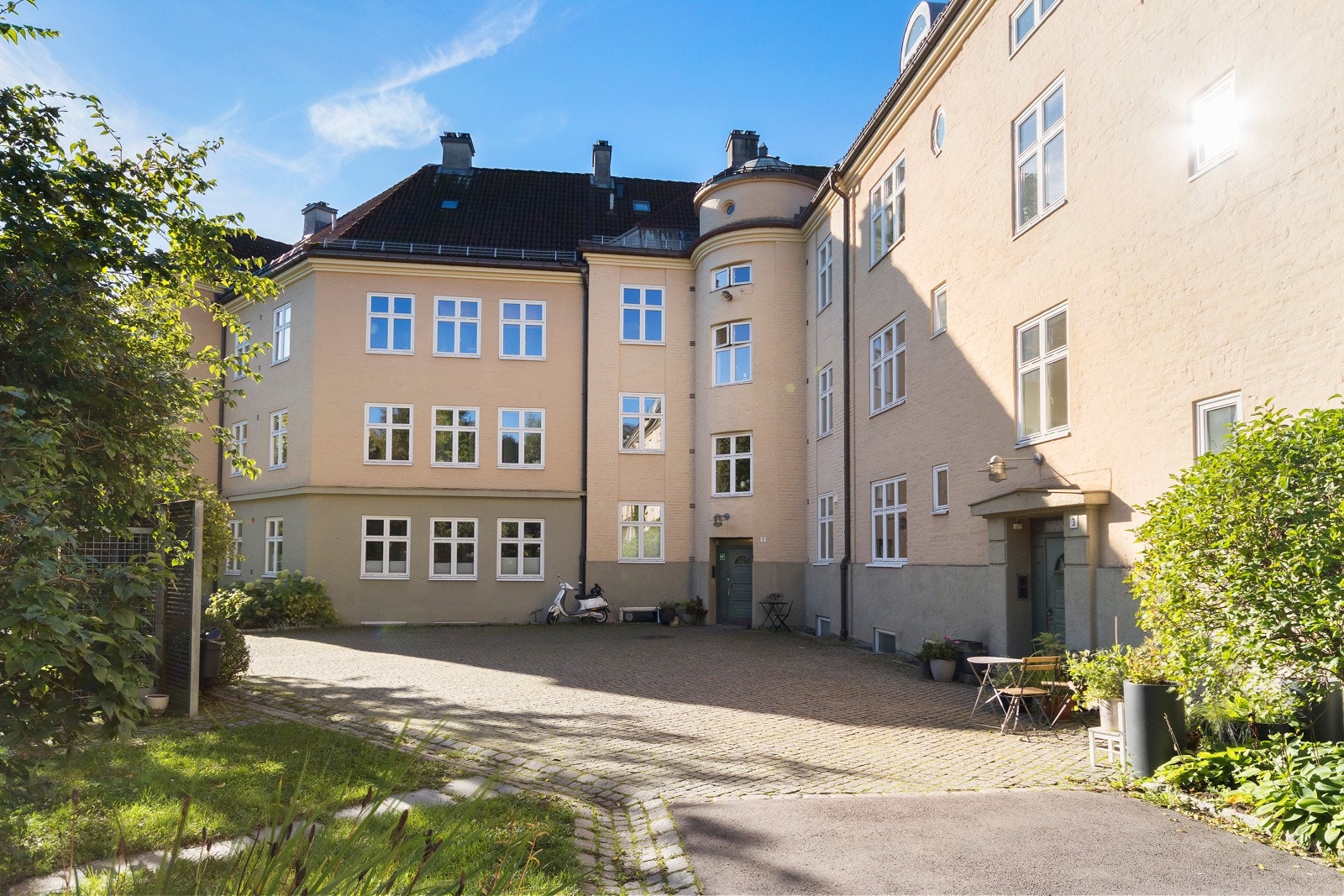 Langgården tilhører den klassiske Torshovbebyggelsen. Galleribilde