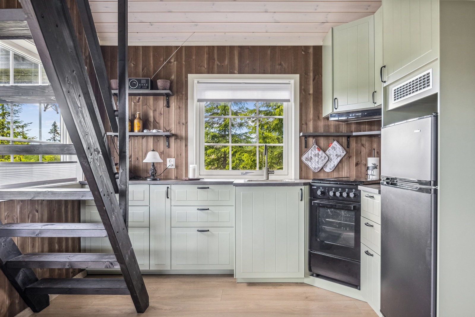 Adkomst opp til hemsen. Galleribilde