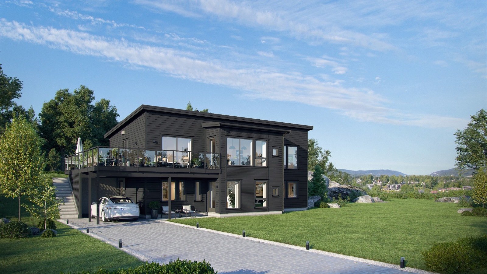 Eksempel på hus vi kan levere frå ABChus. Galleribilde