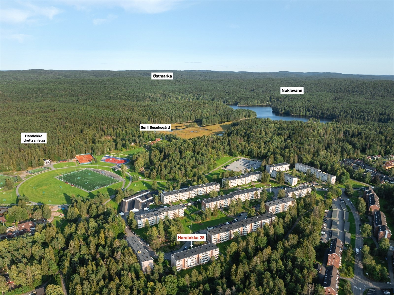 Nært til marka med flotte turmuligheter. Galleribilde