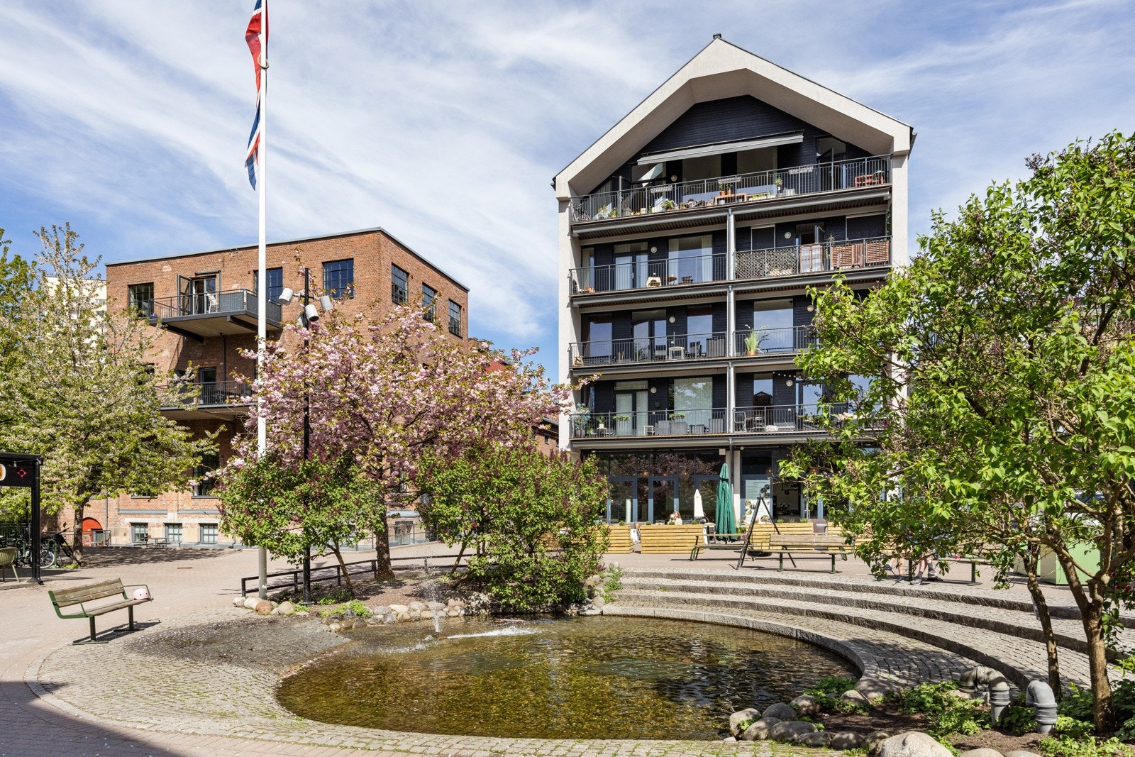 Fonteneplassen på Lilleborg. Galleribilde