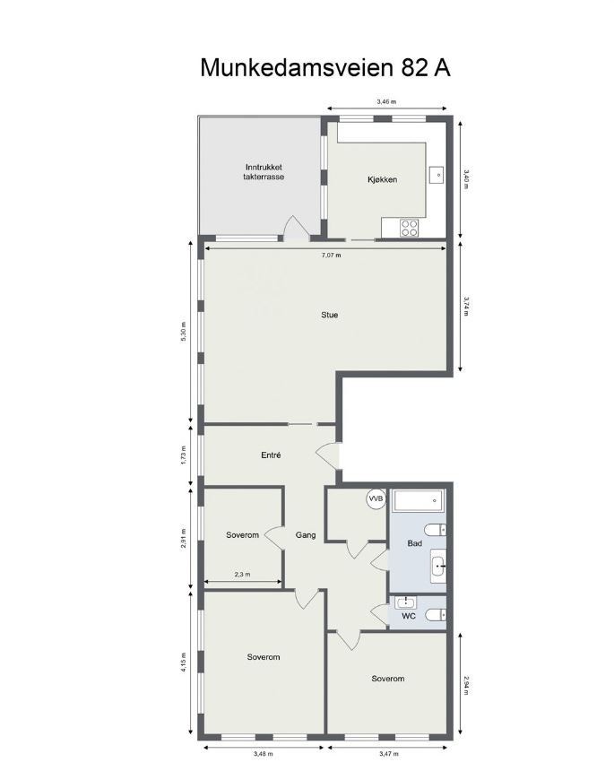 Plantegning Galleribilde