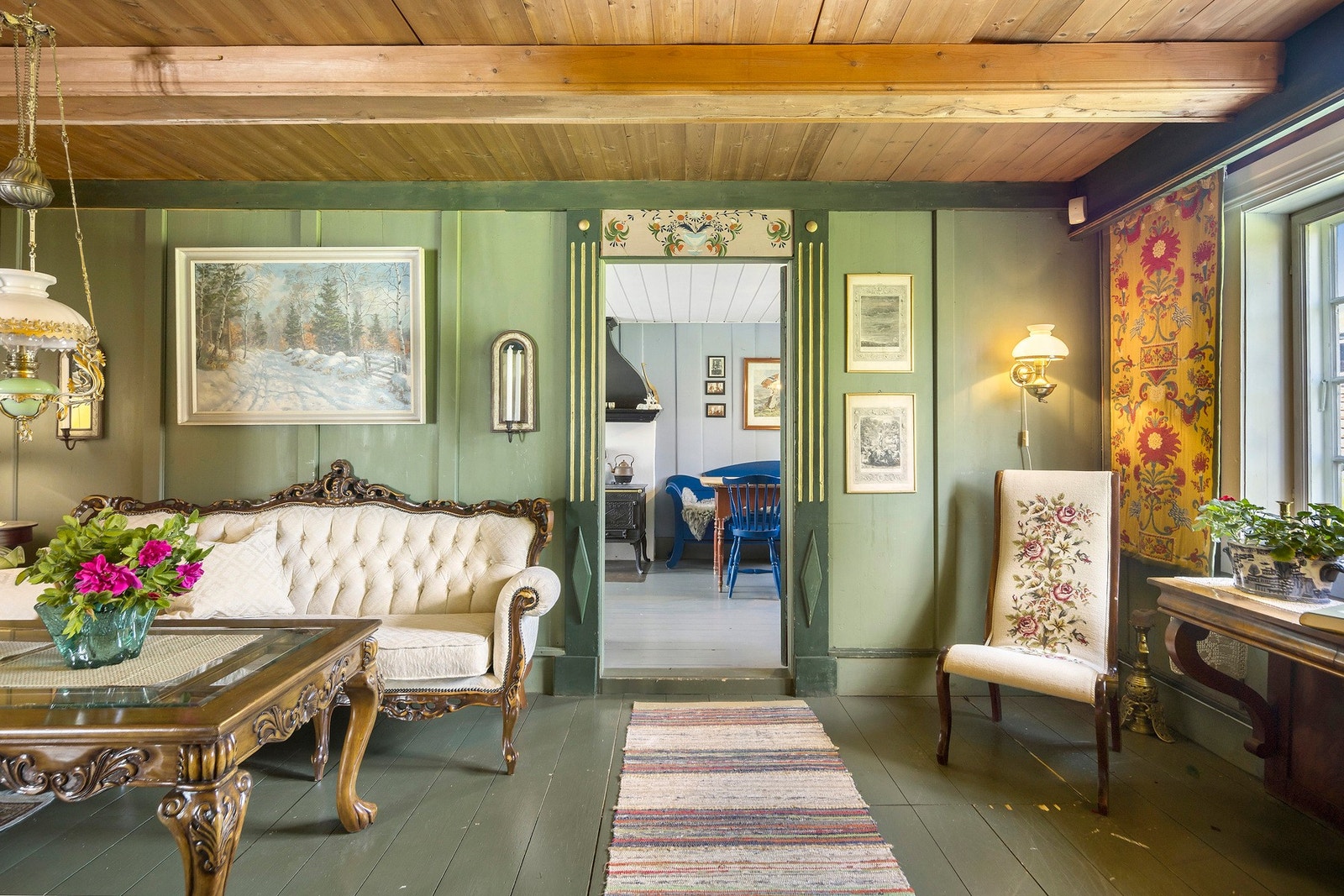 Peisestue i Låna Galleribilde