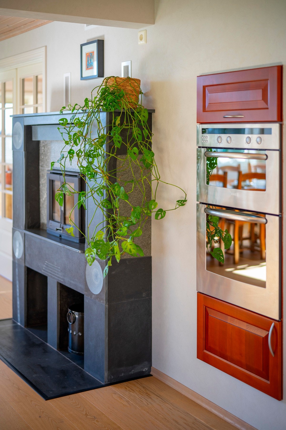 Hjertet i rommet - en lekker peis som varmer opp både rom og stemning. Galleribilde