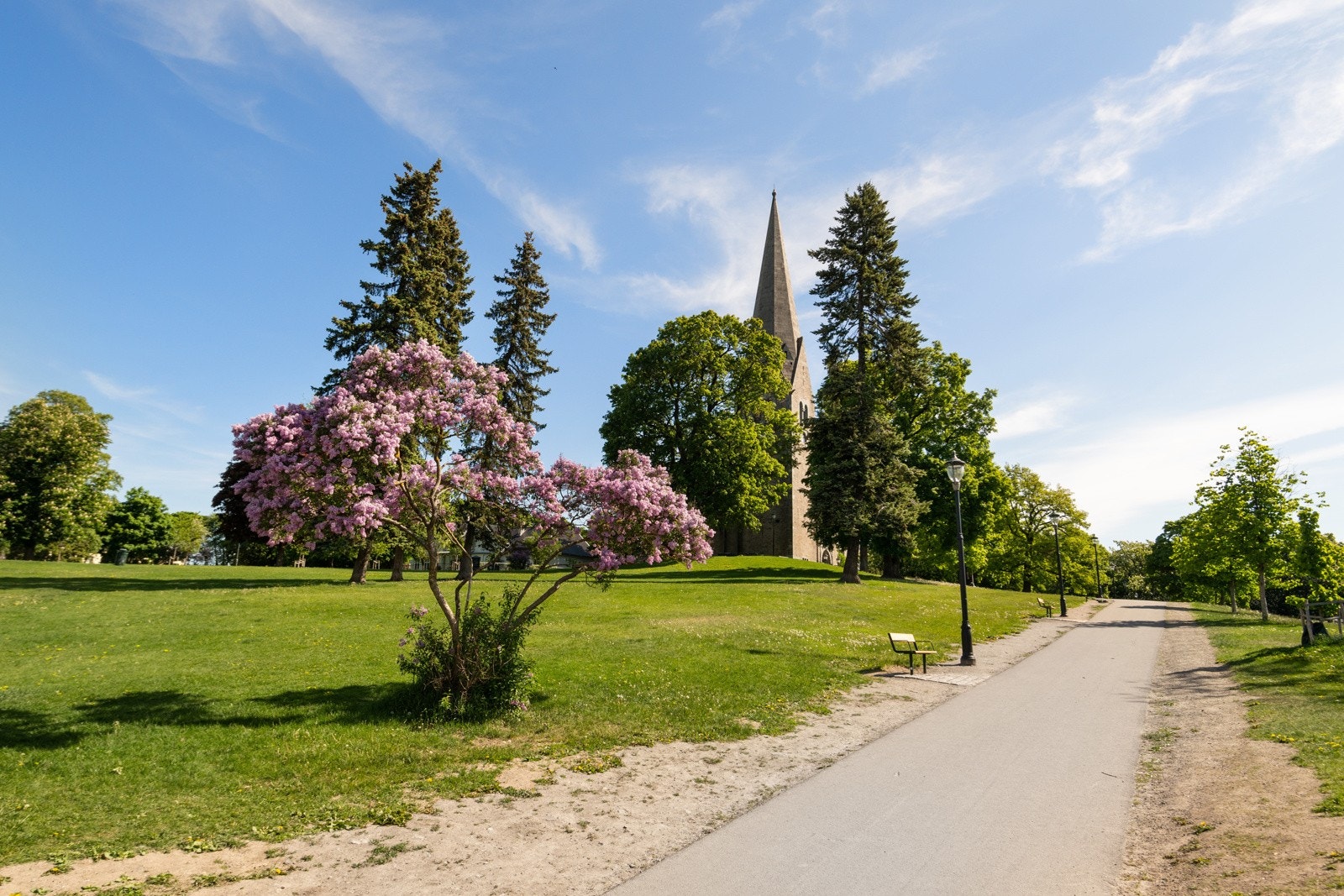 Her får man Vålerengaparken som din nærmeste nabo, med flotte grøntområder og er et naturlig sted å nyte solen på sommerstid. Galleribilde
