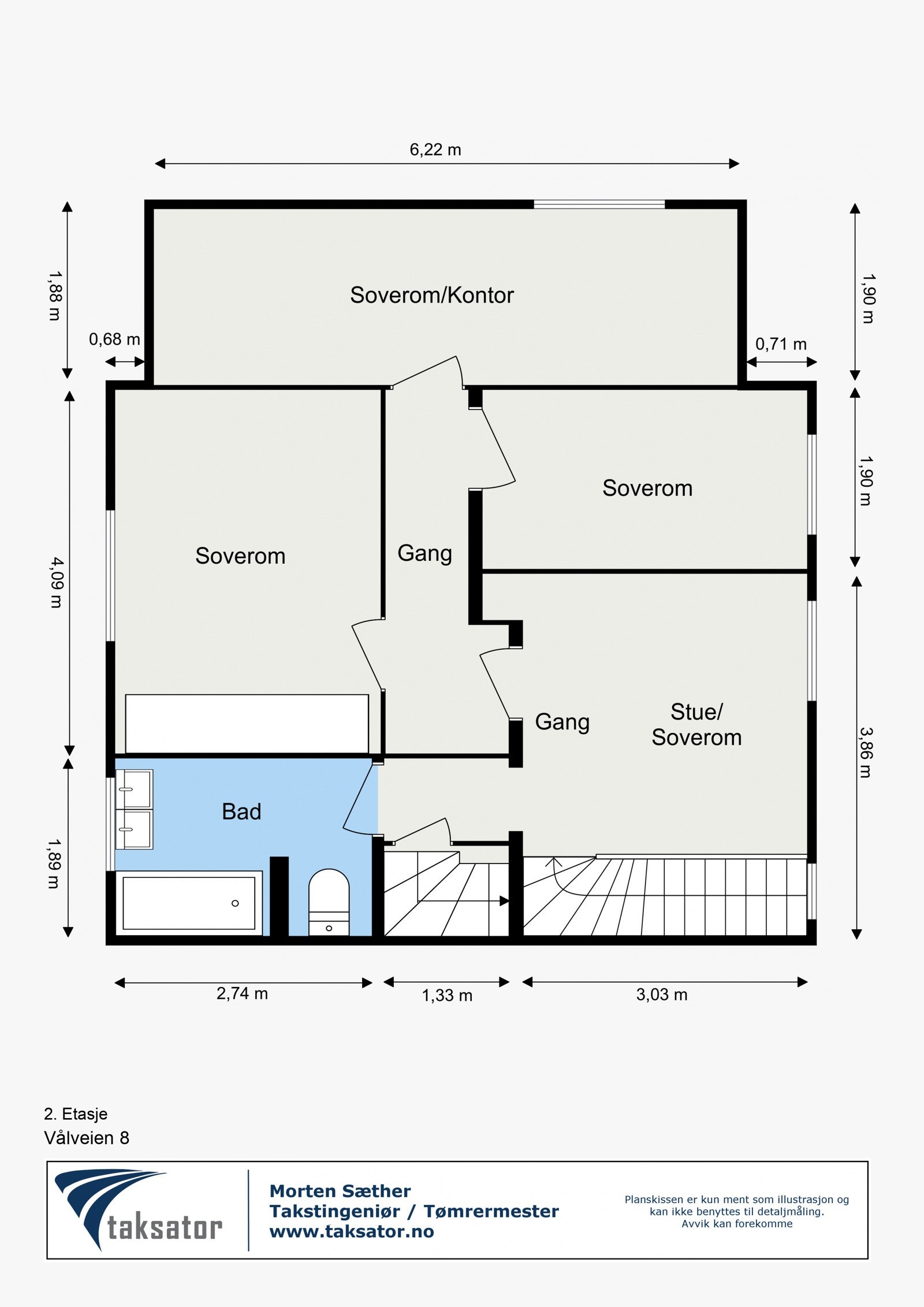 Plantegning - 2. etasje Galleribilde