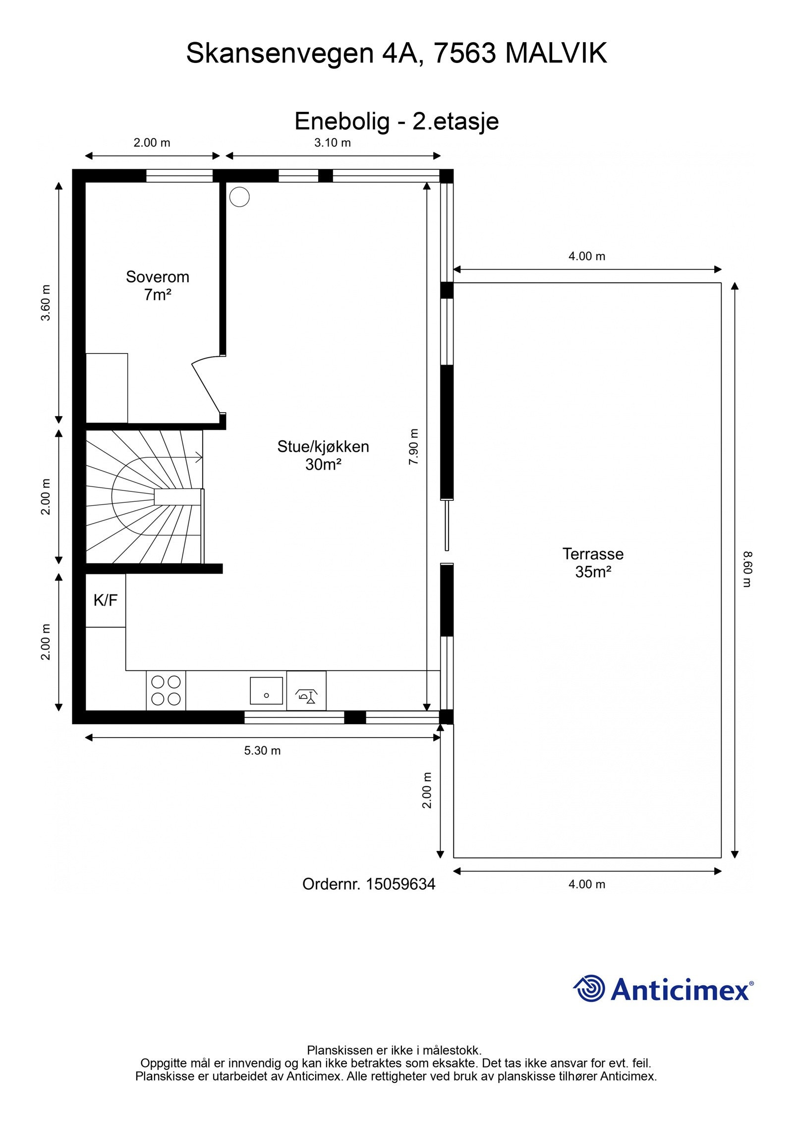 Plantegning - 2. Etasje Galleribilde