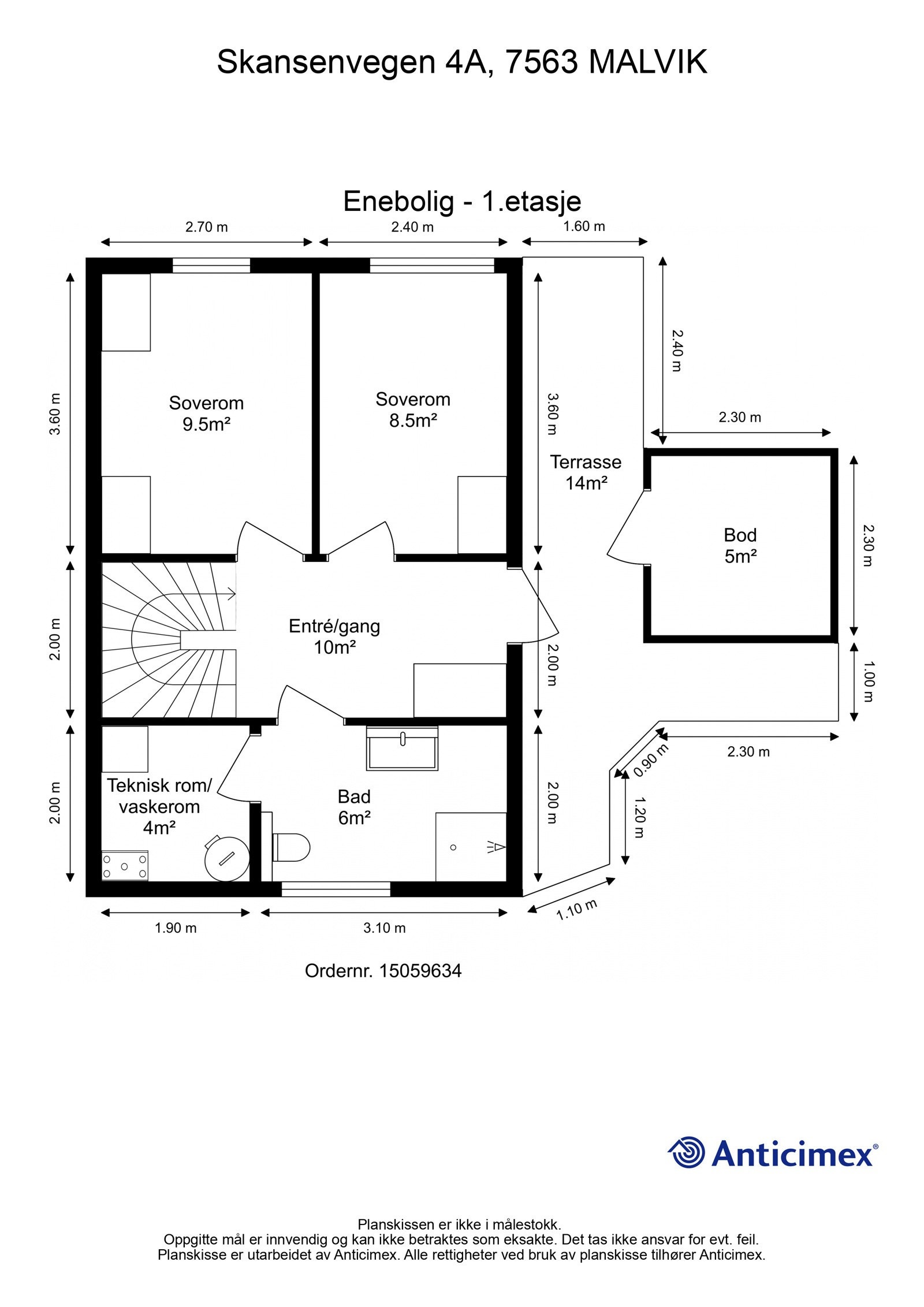 Plantegning - 1. Etasje Galleribilde