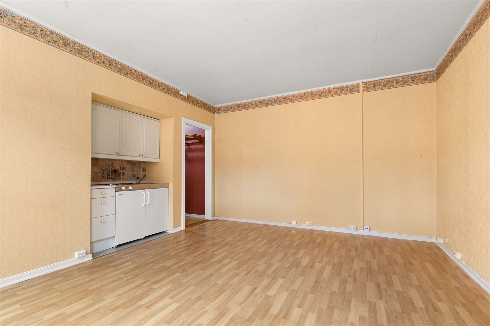 Åpen stue/kjøkken løsning. Galleribilde