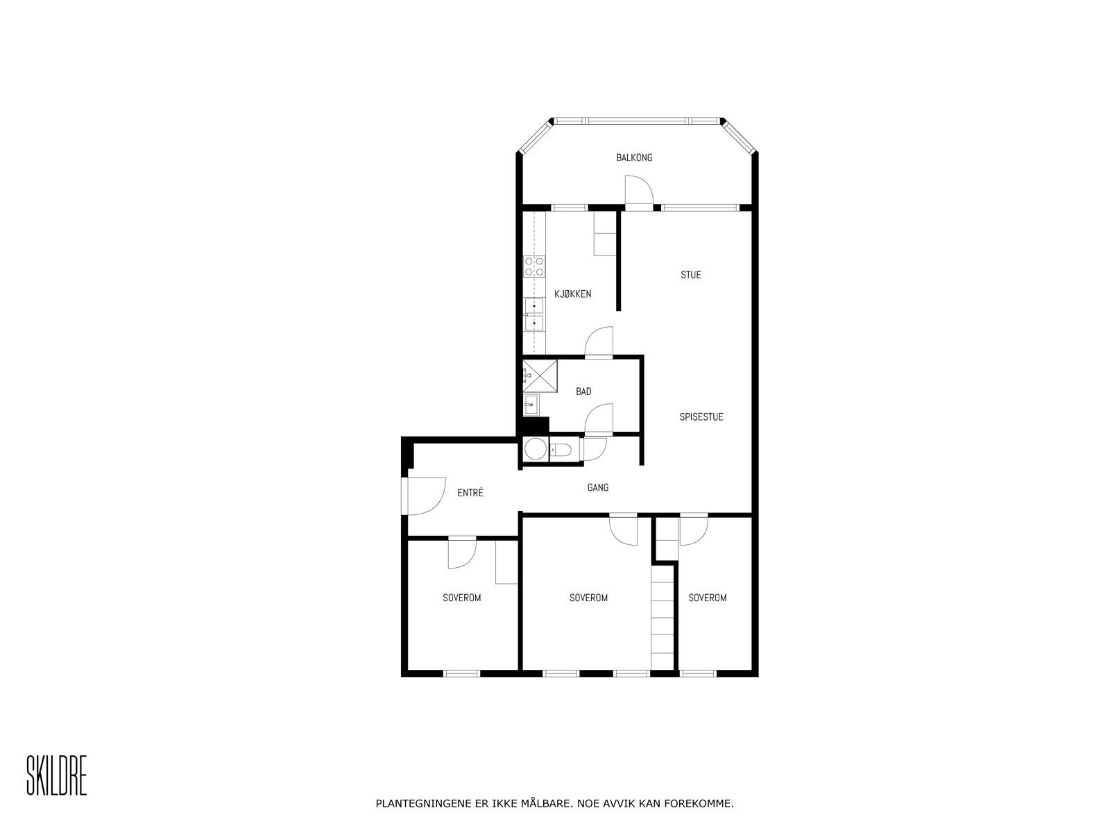 Plantegning Galleribilde