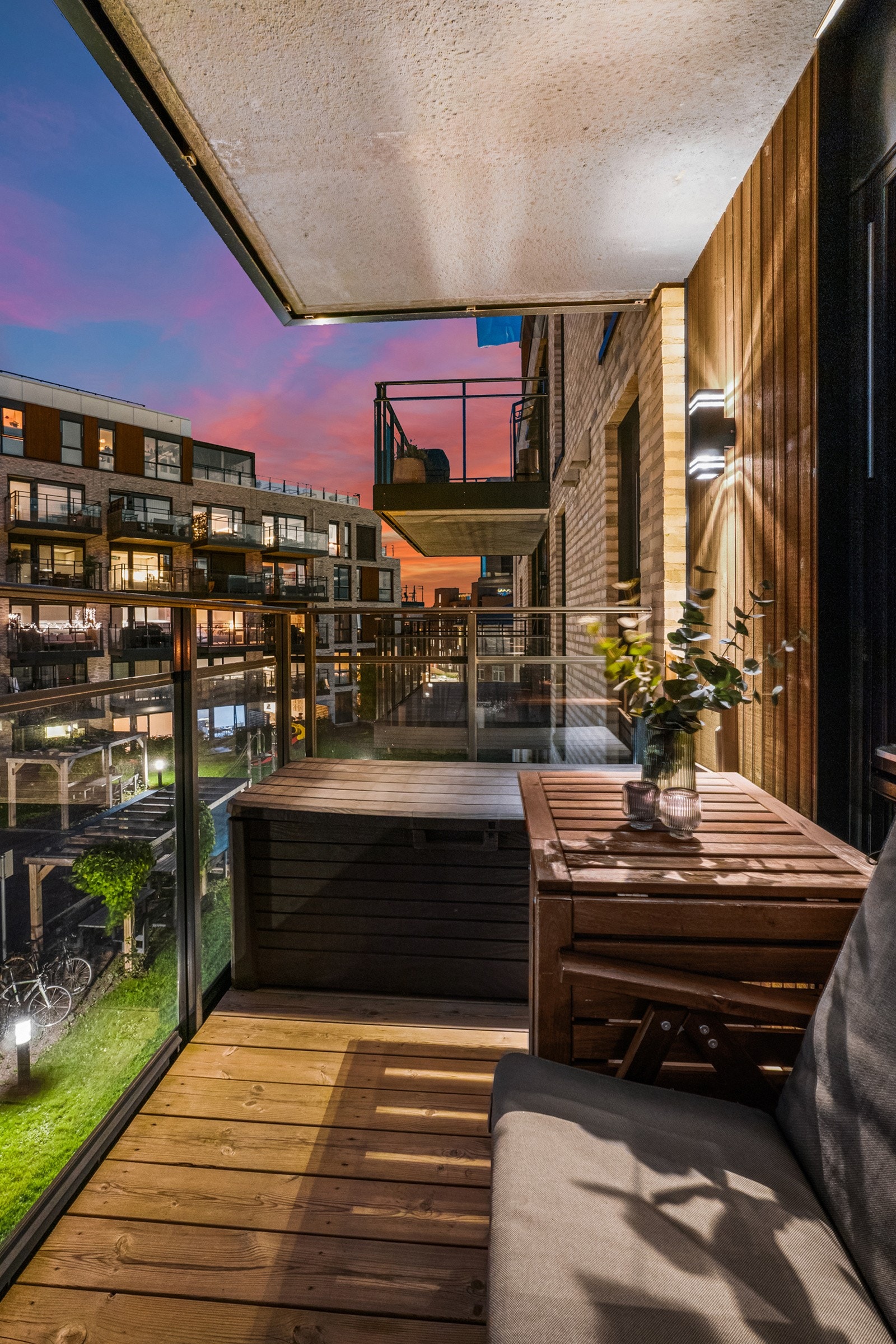 Stemning kveld Galleribilde