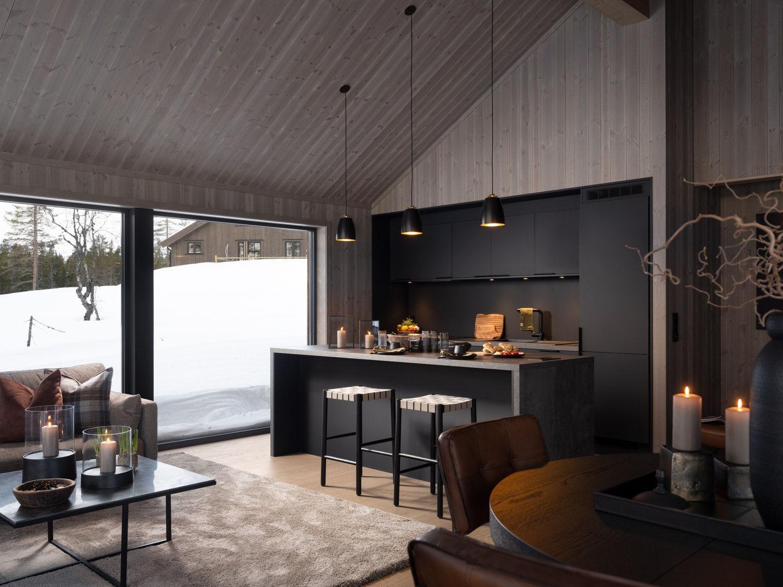 Illustrasjonsfoto fra en tilsvarende hytte Galleribilde