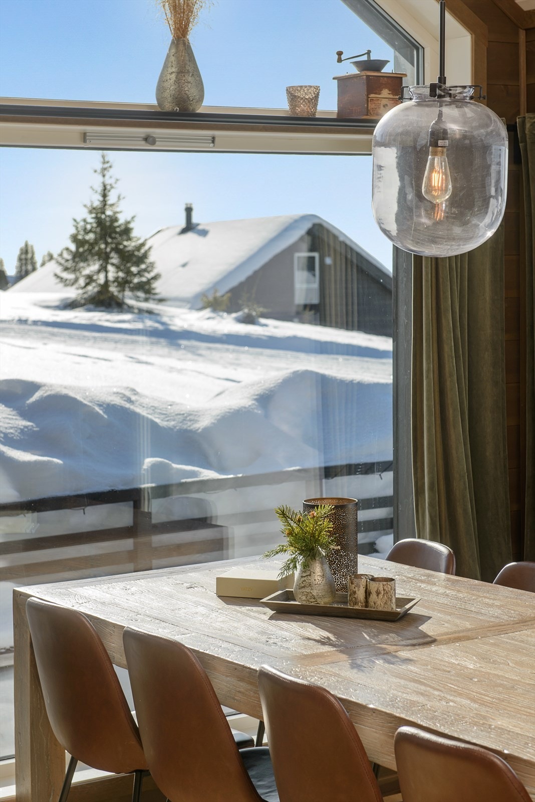 Koselig utsikt fra spiseplassen. Galleribilde