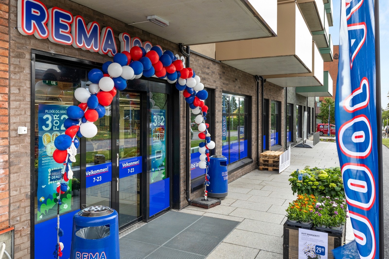 Nyåpnet Rema 1000 på Vollebekk, kun et par minutters gange fra leiligheten Galleribilde