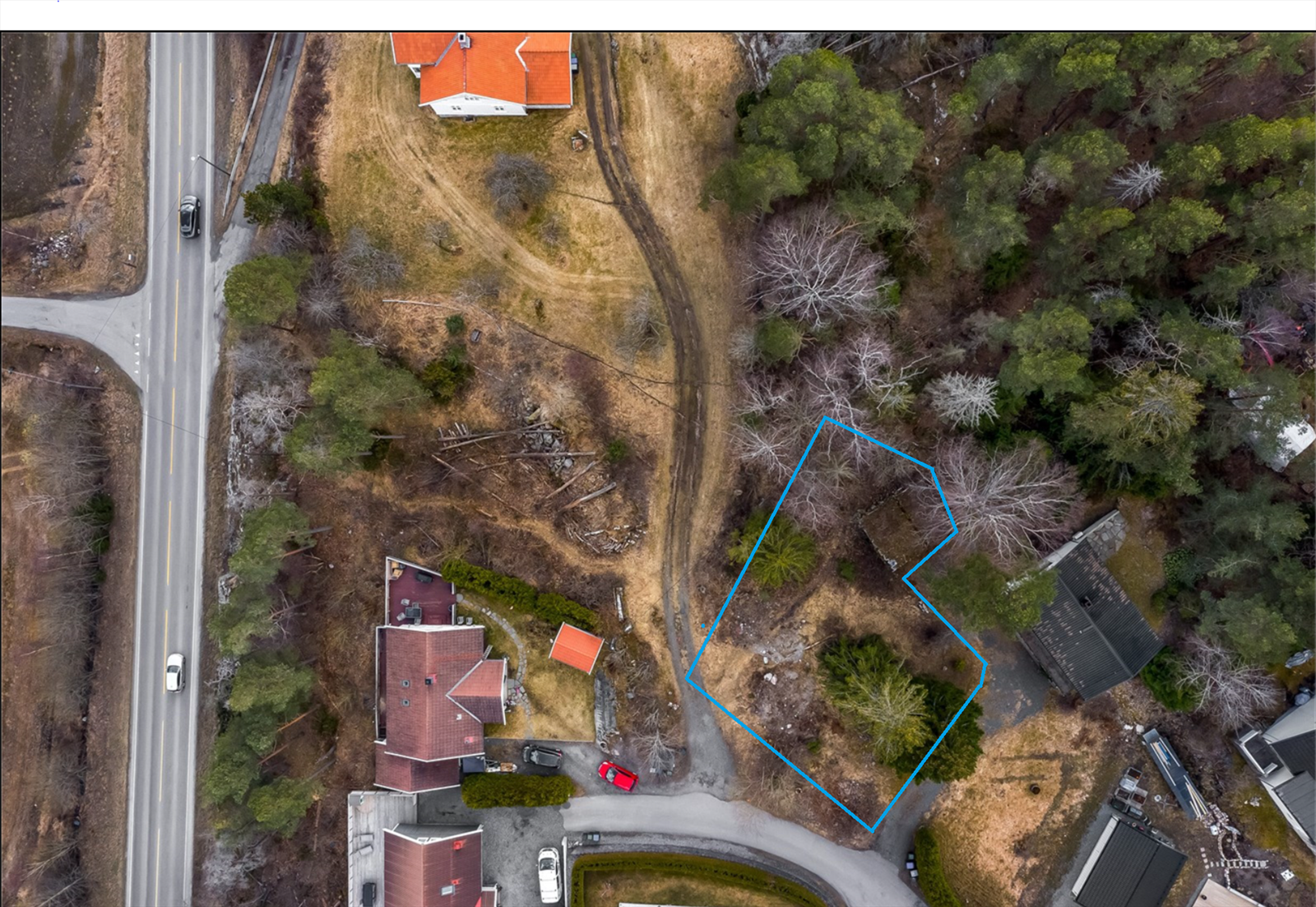 Tomten er skilt ut Stigningen 19, noe avvik på tegningen kan forekomme Galleribilde